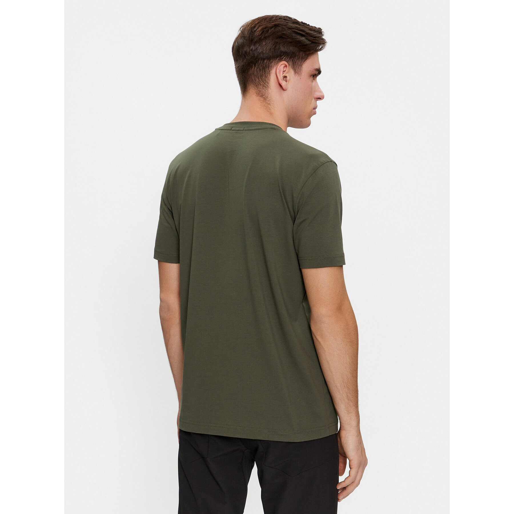 Boss Тишърт Tee 50506373 Зелен Regular Fit - Pepit.bg