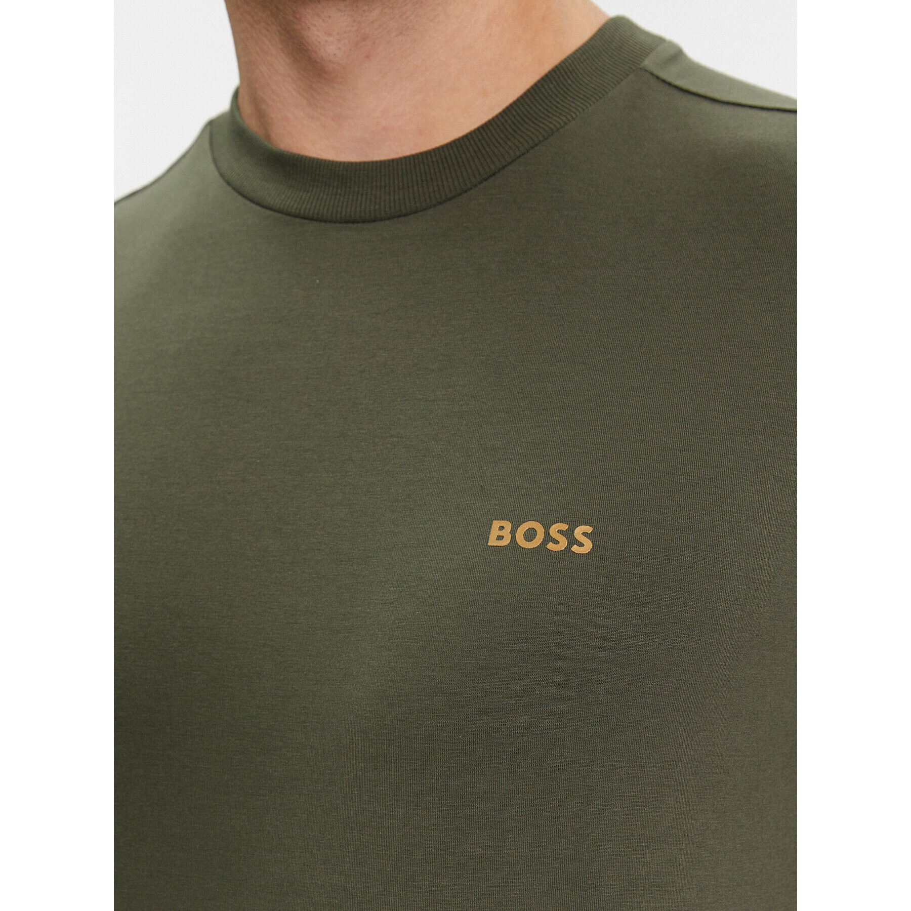 Boss Тишърт Tee 50506373 Зелен Regular Fit - Pepit.bg