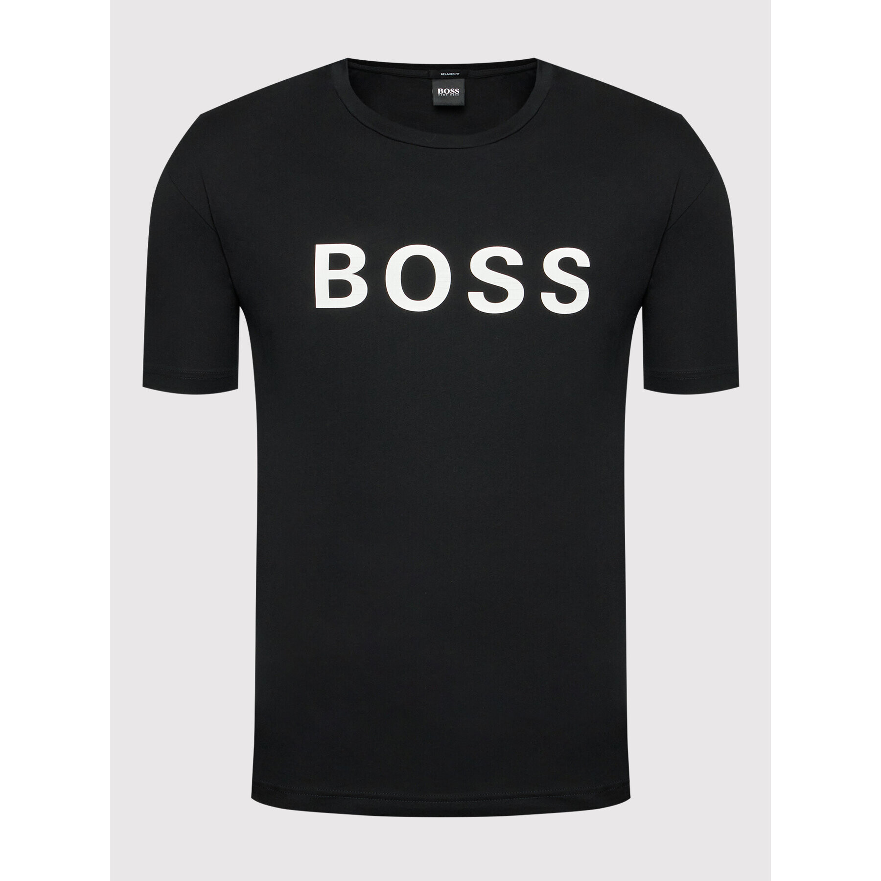 Boss Тишърт Tee 6 50463578 Черен Relaxed Fit - Pepit.bg