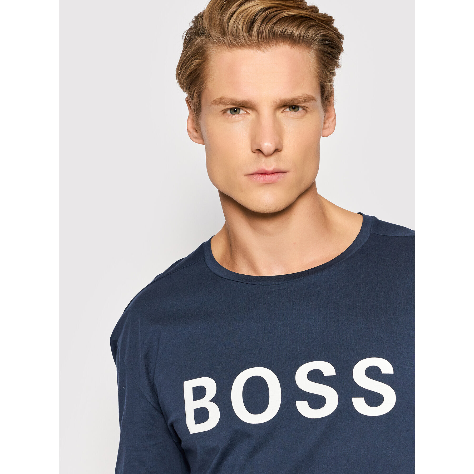 Boss Тишърт Tee 6 50463578 Тъмносин Relaxed Fit - Pepit.bg