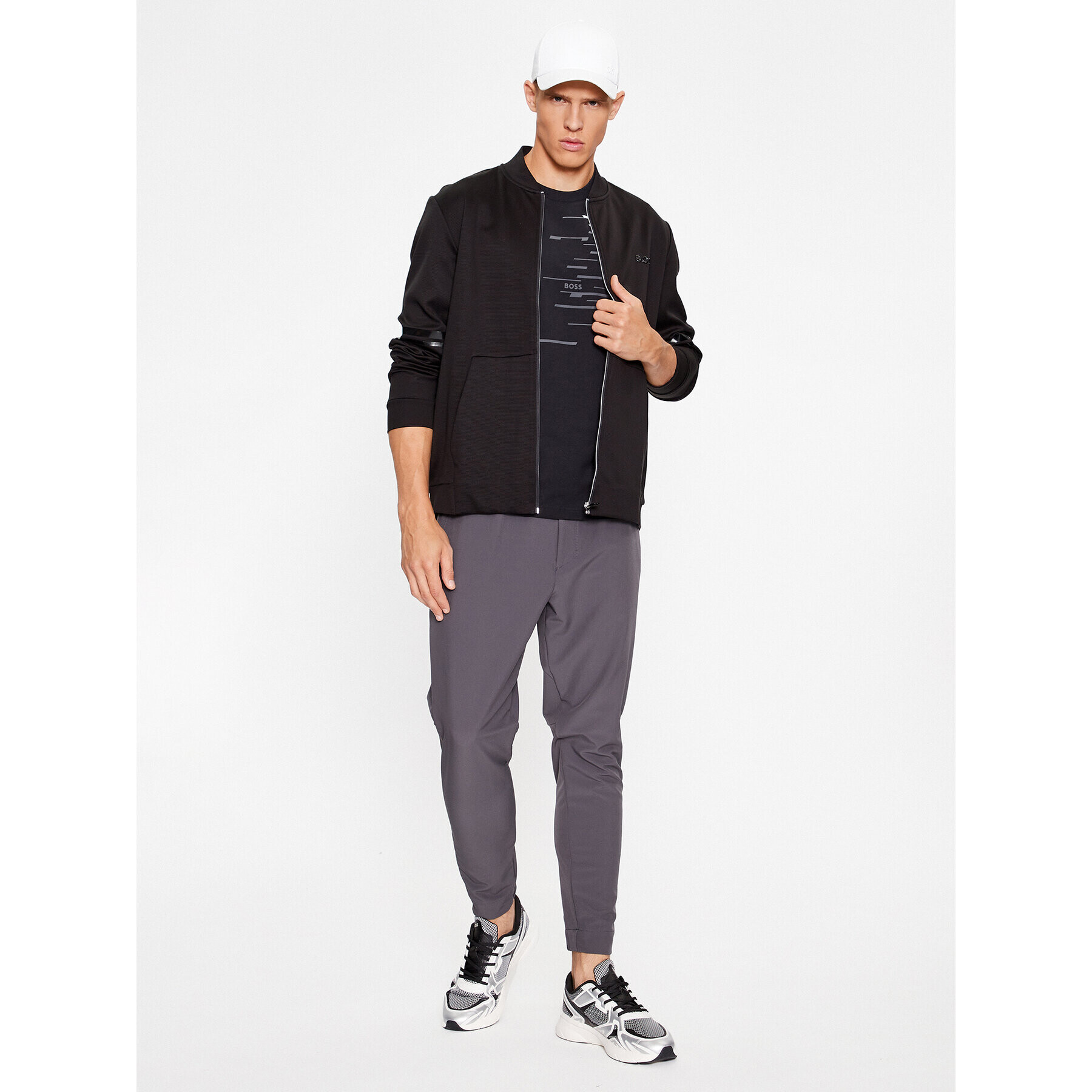 Boss Тишърт Tee 7 50501225 Черен Regular Fit - Pepit.bg