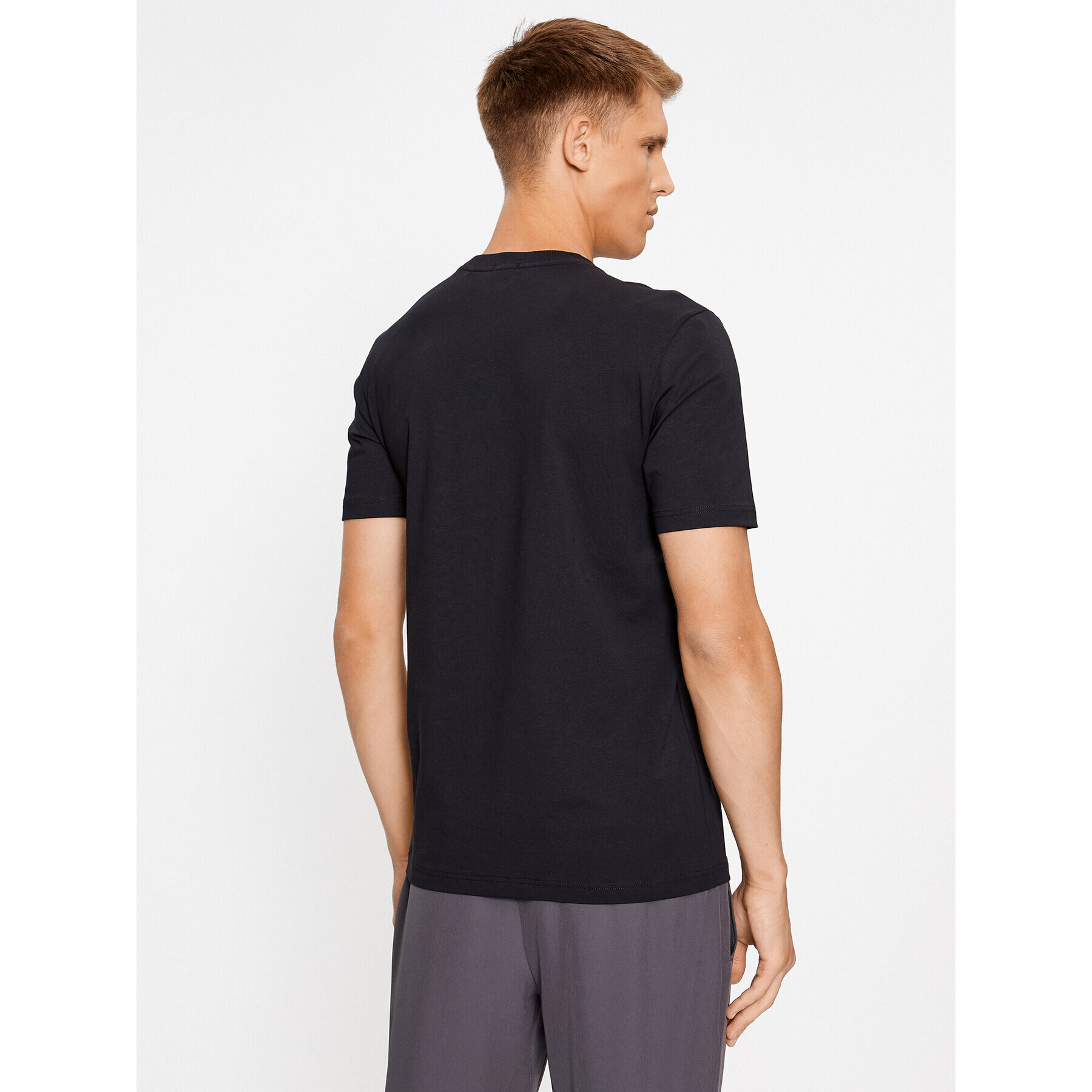 Boss Тишърт Tee 7 50501225 Черен Regular Fit - Pepit.bg