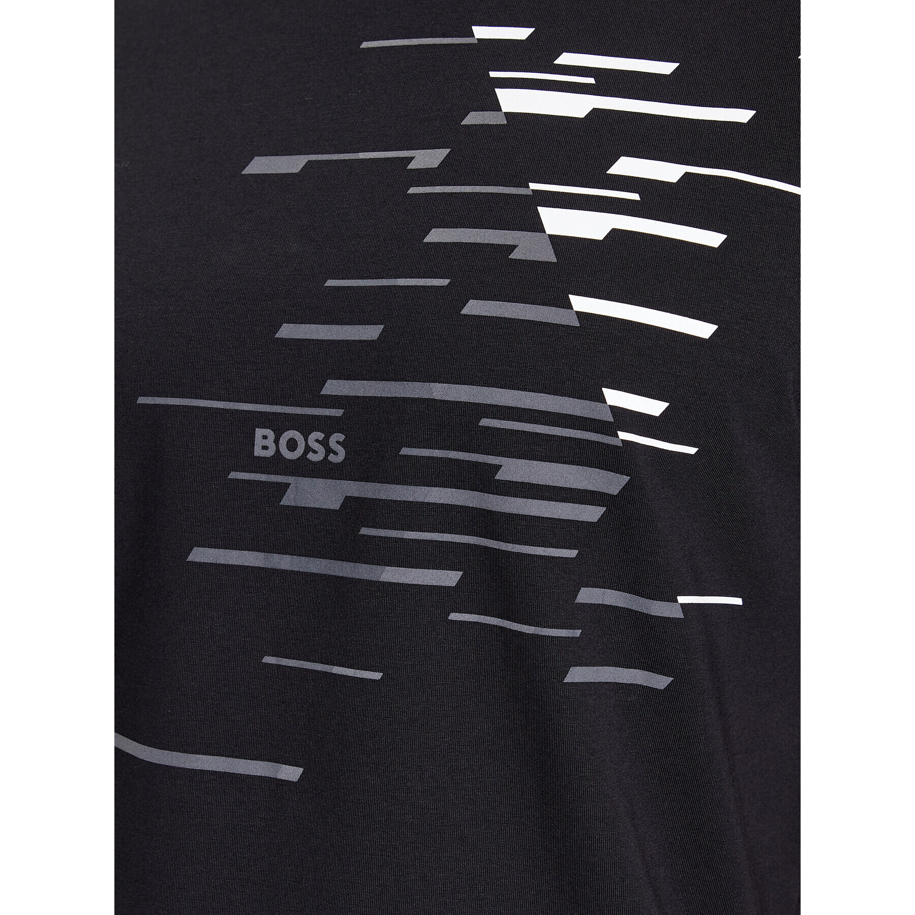 Boss Тишърт Tee 7 50501225 Черен Regular Fit - Pepit.bg