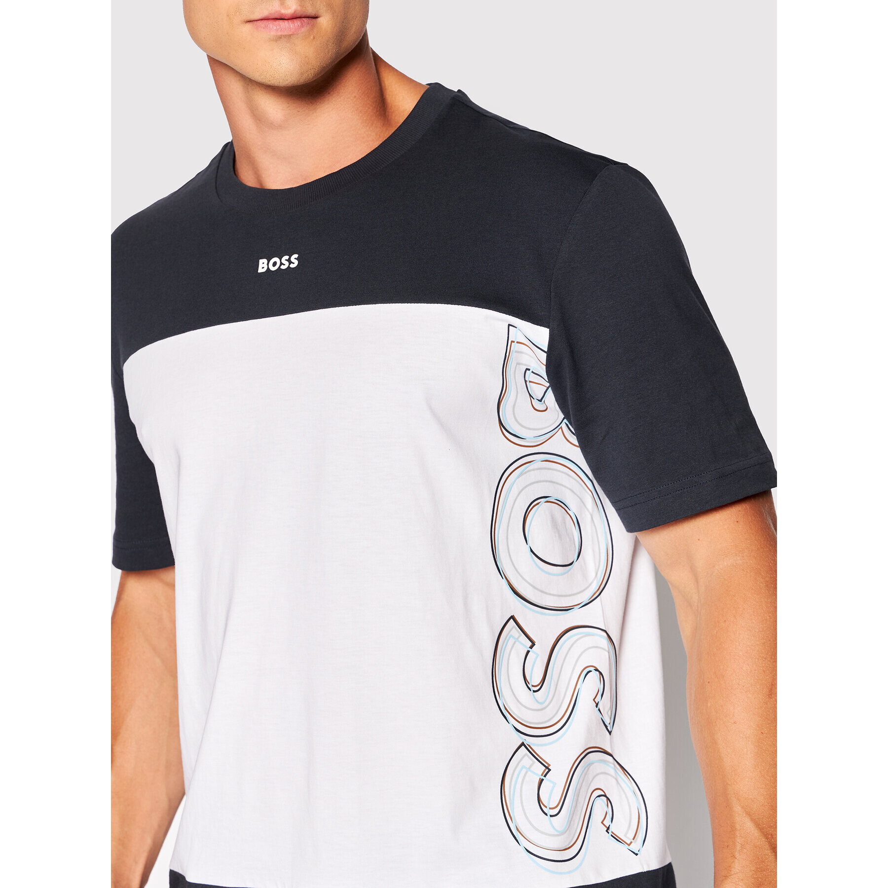 Boss Тишърт Tee 8 50472877 Черен Regular Fit - Pepit.bg