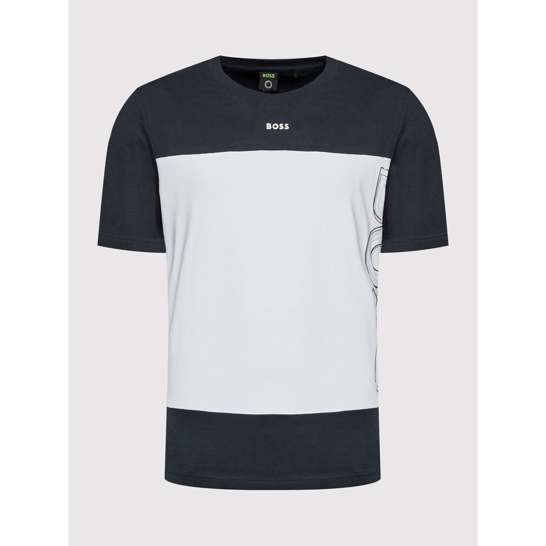 Boss Тишърт Tee 8 50472877 Черен Regular Fit - Pepit.bg