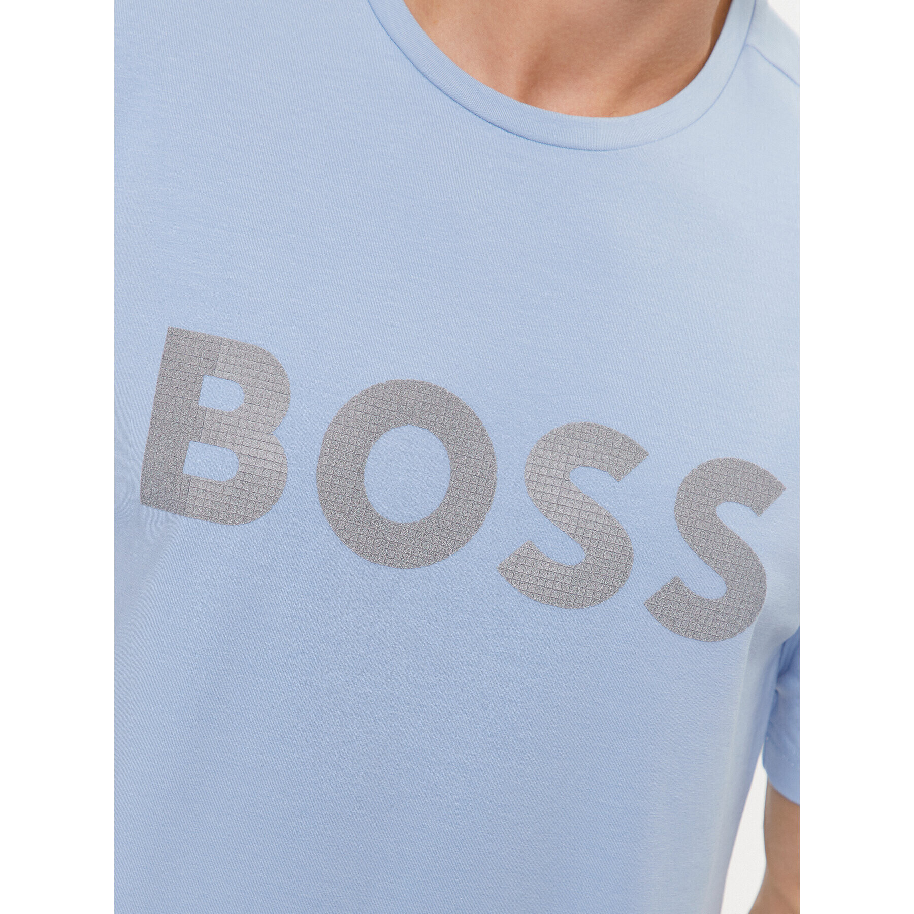 Boss Тишърт Tee 8 50501195 Син Regular Fit - Pepit.bg