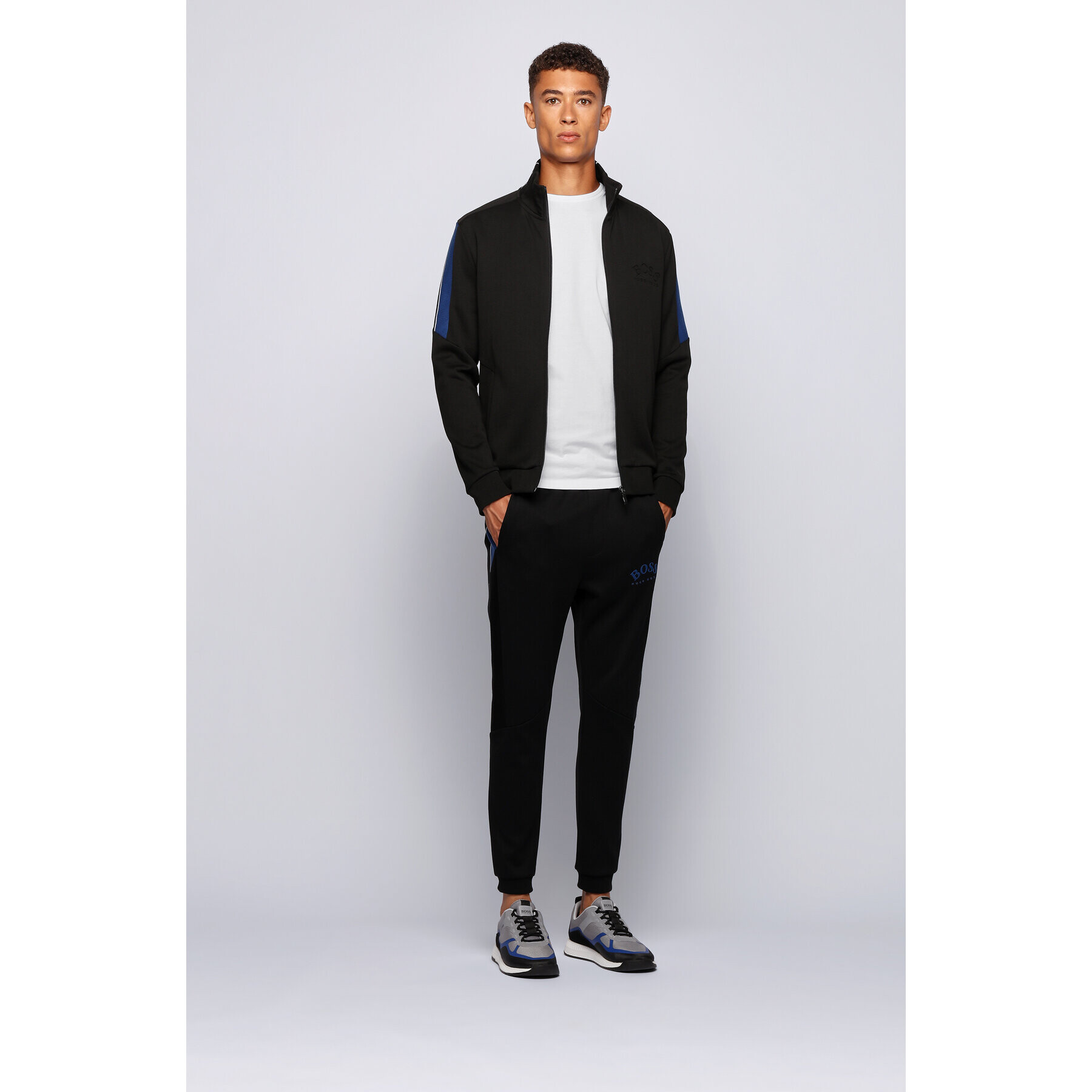 Boss Тишърт Tee Curved 50412363 Бял Regular Fit - Pepit.bg