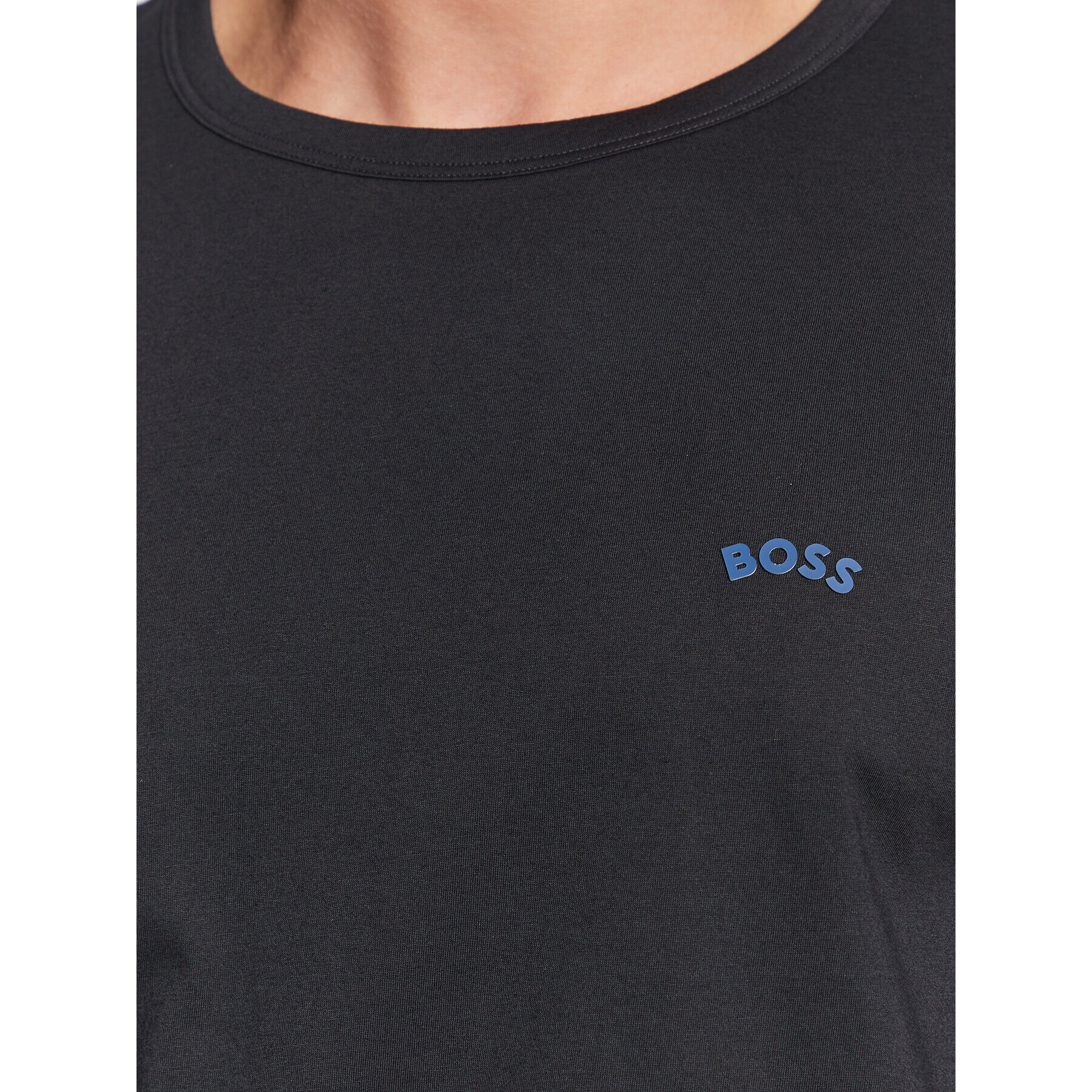 Boss Тишърт Tee Curved 50469062 Тъмносин Regular Fit - Pepit.bg