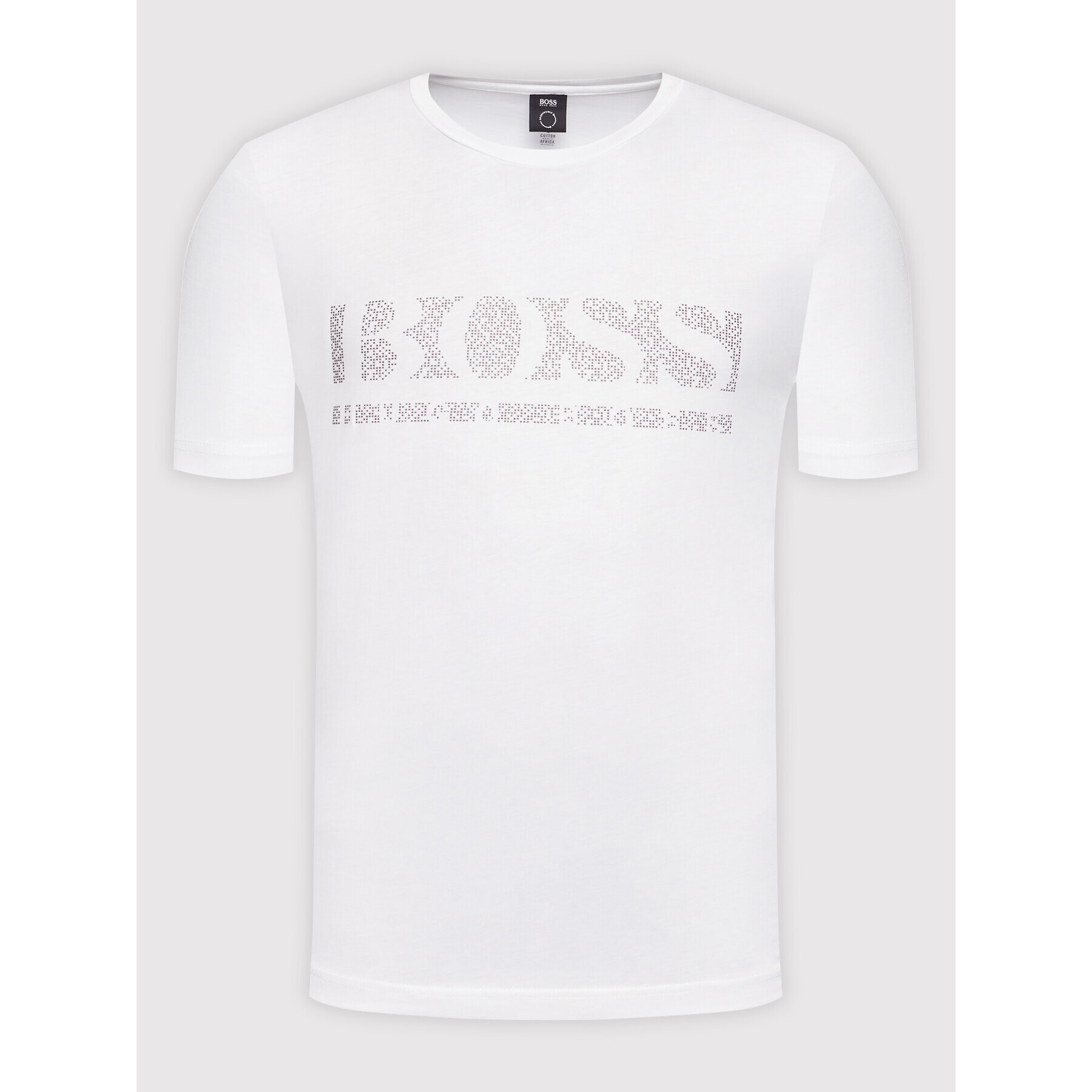 Boss Тишърт Tee Pixel 1 50457429 Бял Regular Fit - Pepit.bg