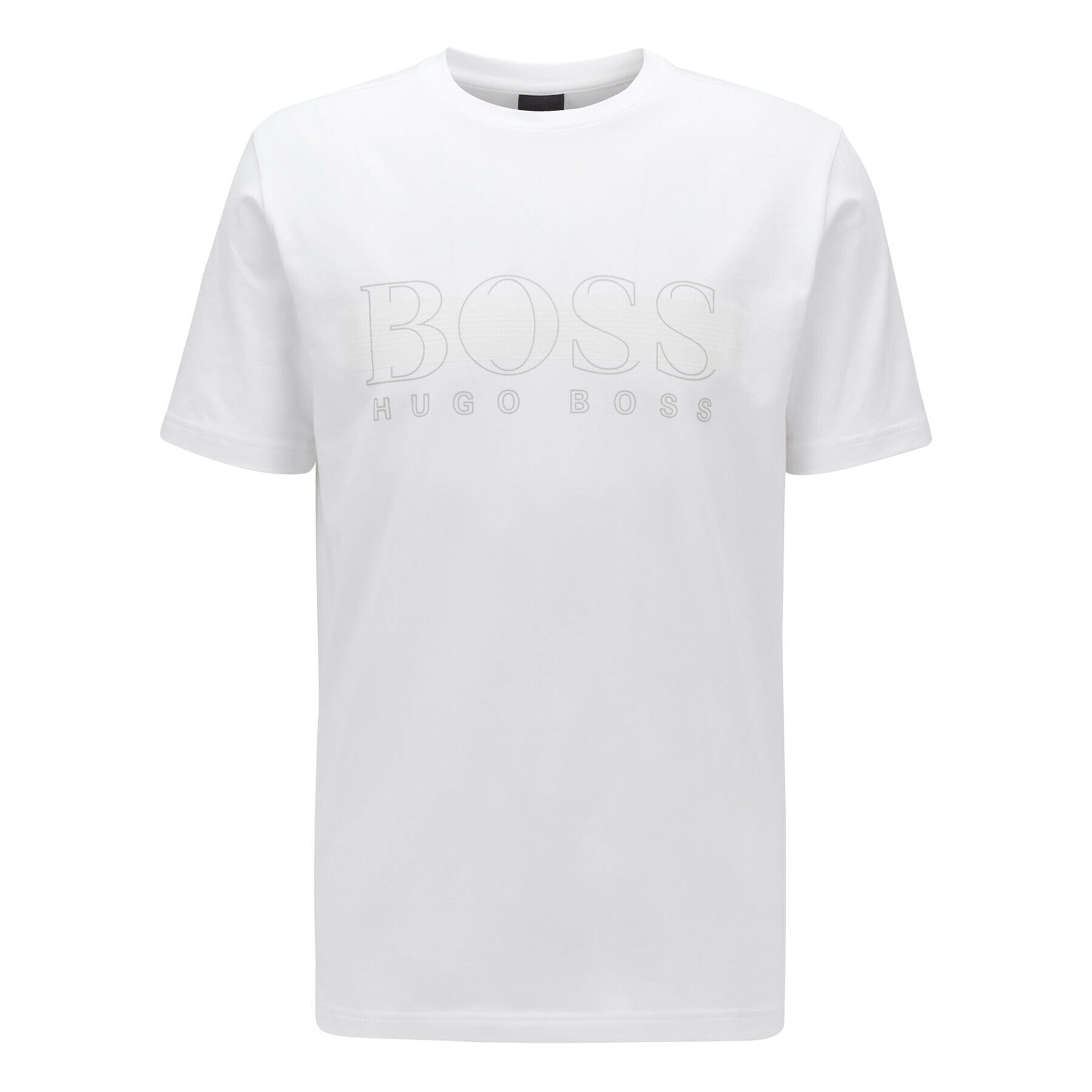 Boss Тишърт 50436295 Бял Regular Fit - Pepit.bg