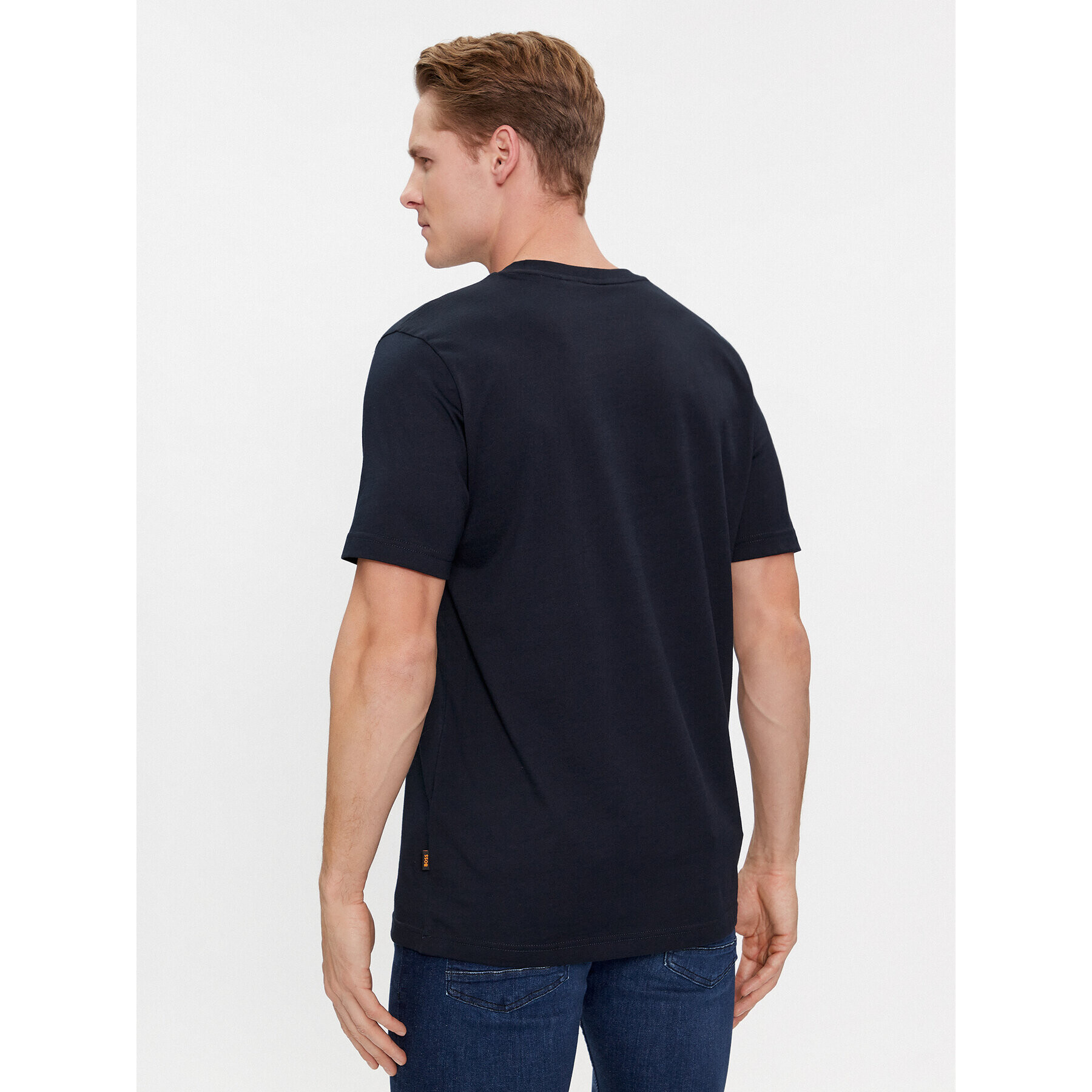 Boss Тишърт Teeheavy 50510009 Тъмносин Regular Fit - Pepit.bg