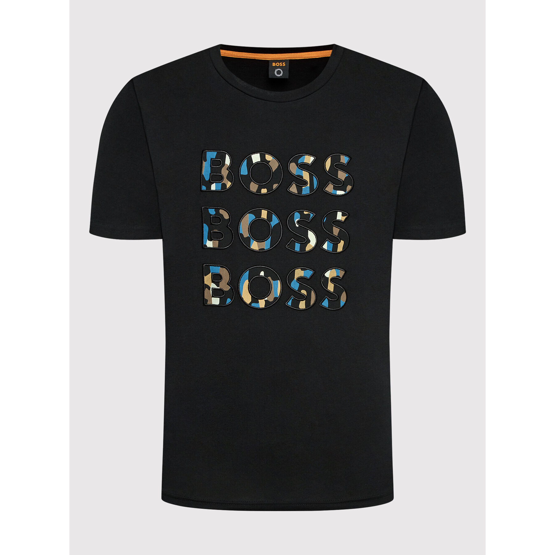 Boss Тишърт Teelogofun 50473066 Черен Loose Fit - Pepit.bg