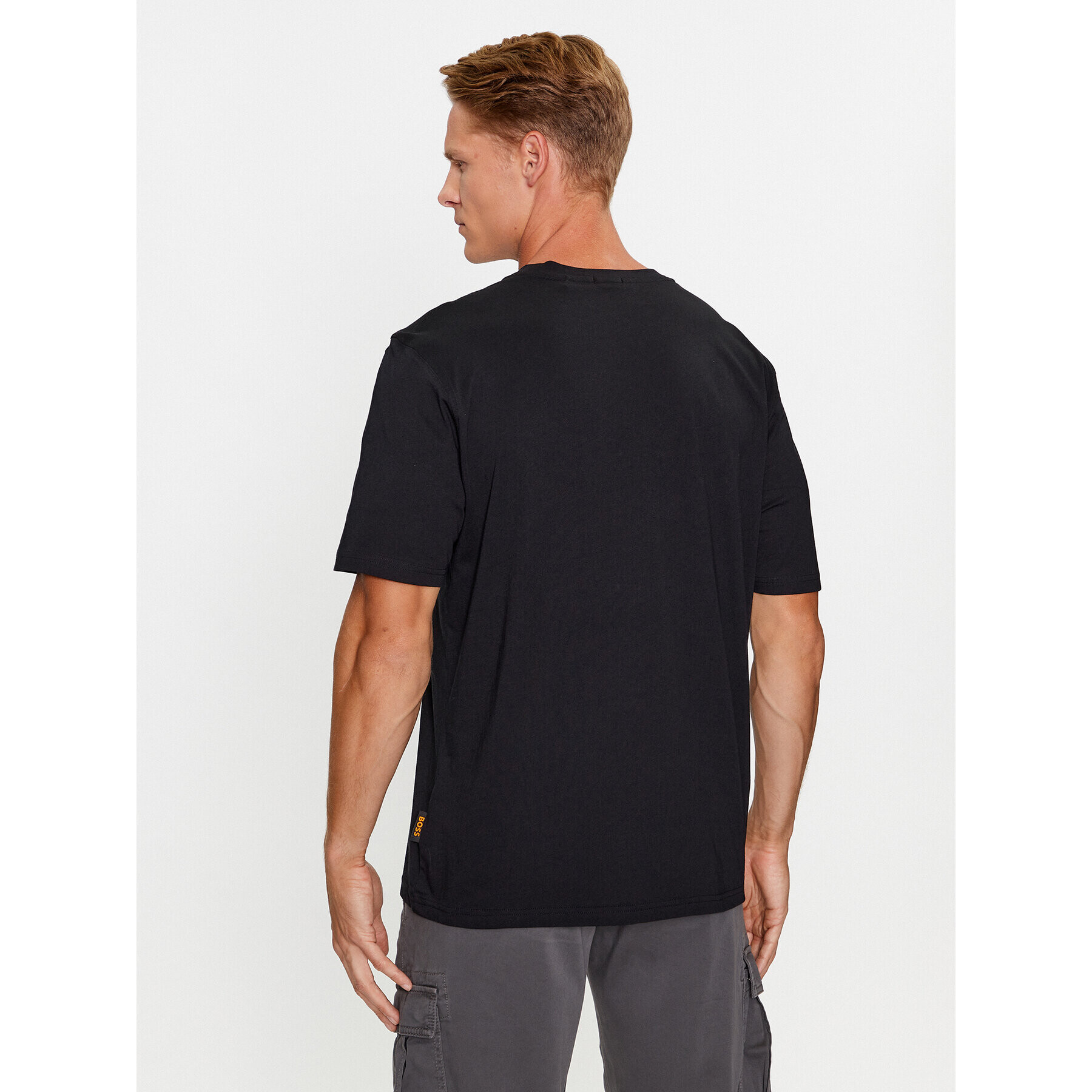 Boss Тишърт Motor 50495741 Черен Relaxed Fit - Pepit.bg