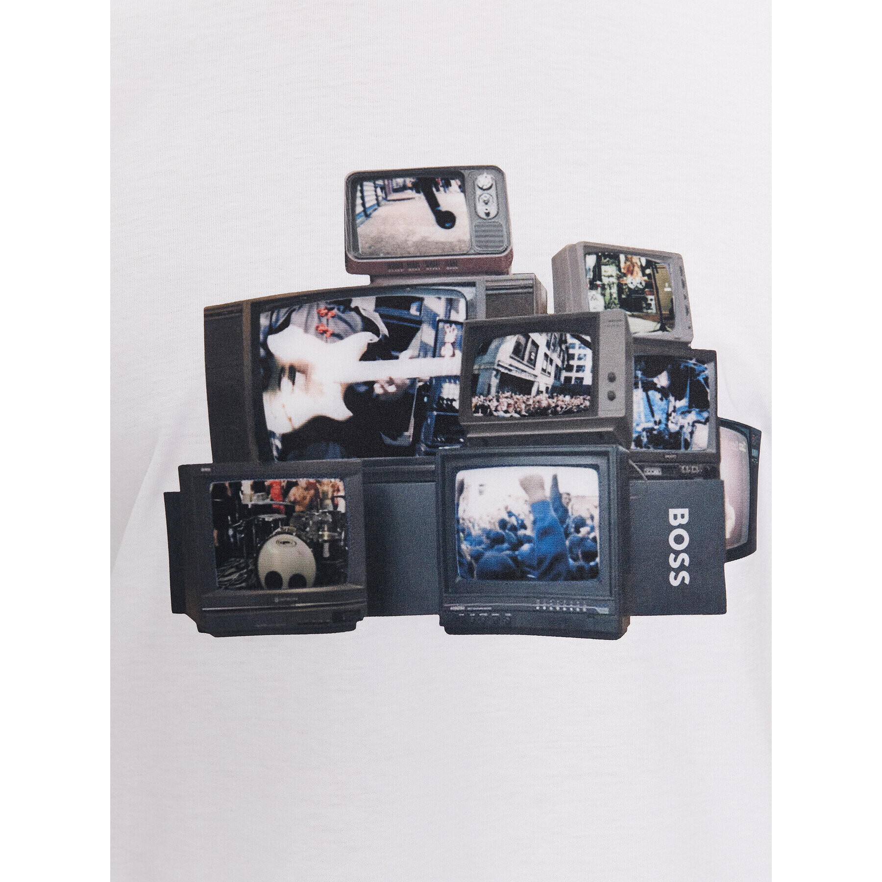 Boss Тишърт Teemushroom 50509892 Бял Regular Fit - Pepit.bg