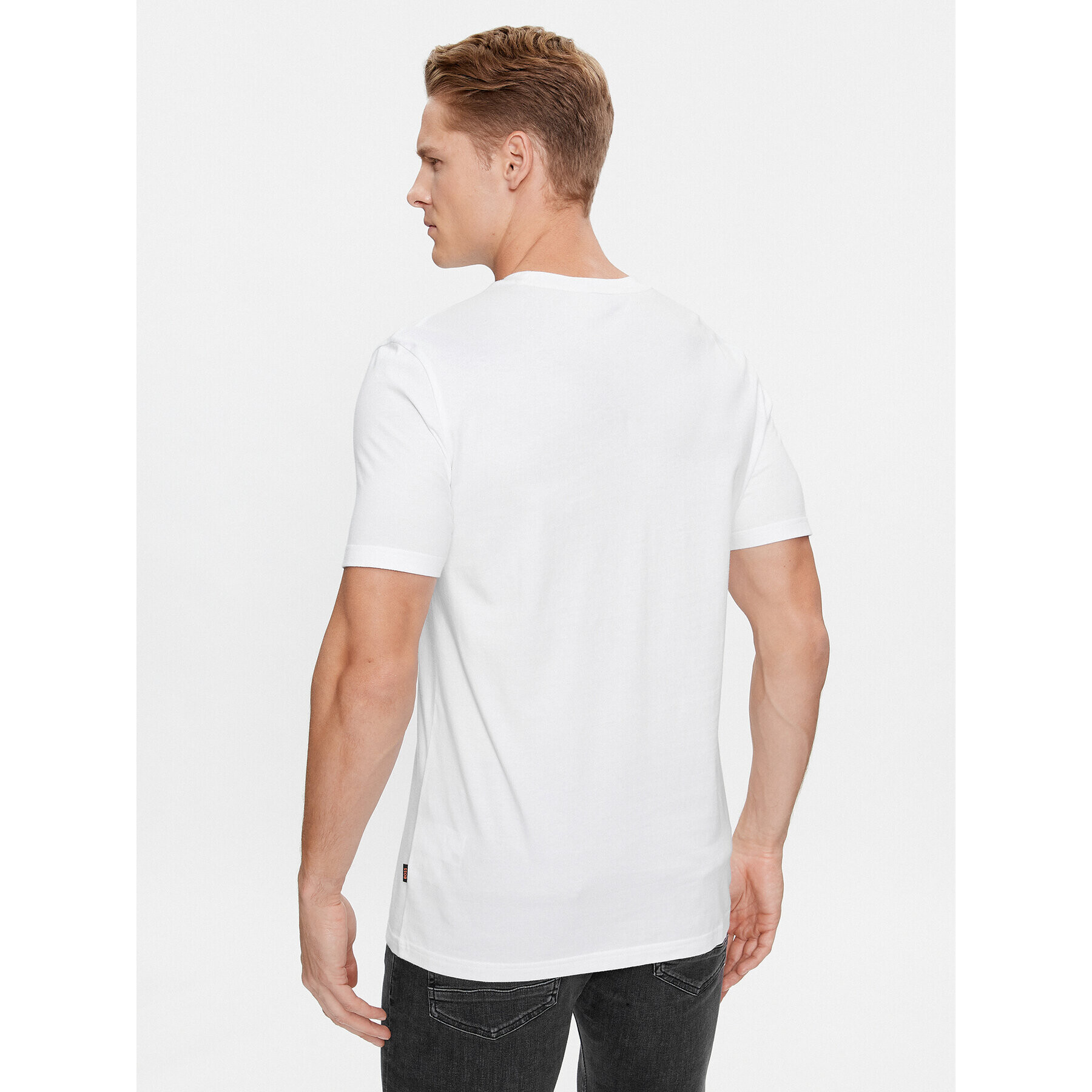 Boss Тишърт Teenter 50503551 Бежов Regular Fit - Pepit.bg