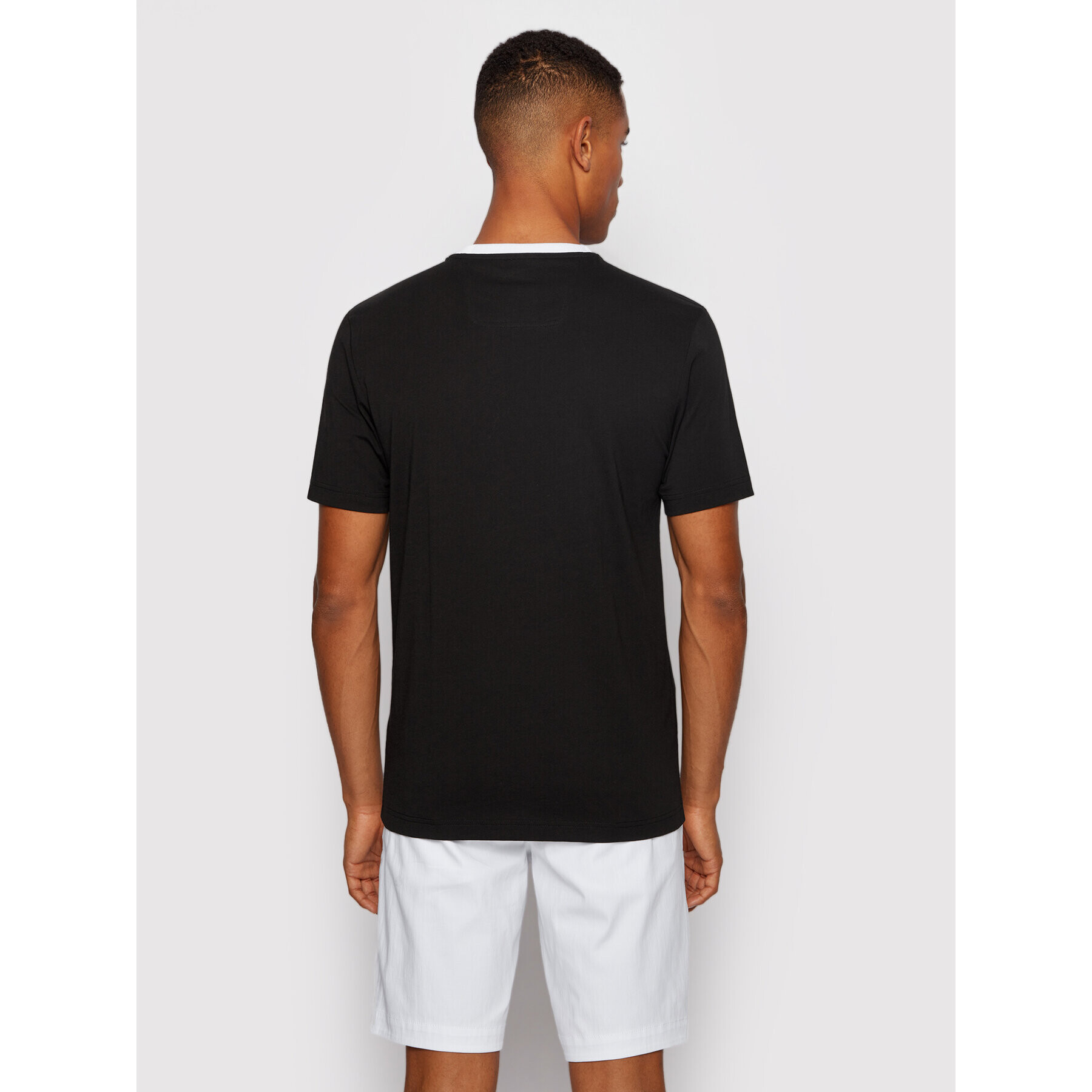 Boss Тишърт Teeonic 50447948 Черен Regular Fit - Pepit.bg