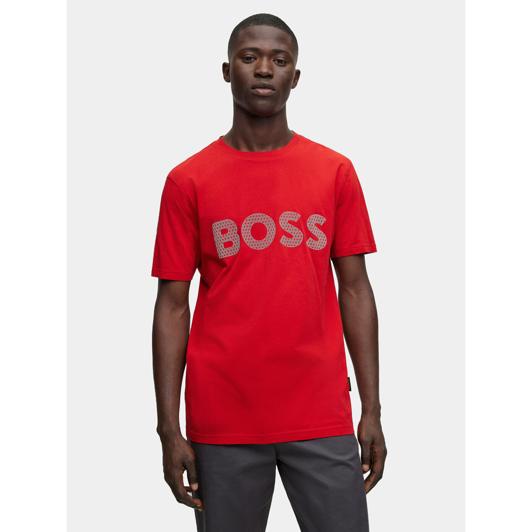 Boss Тишърт TeeRete 50495719 Червен Regular Fit - Pepit.bg