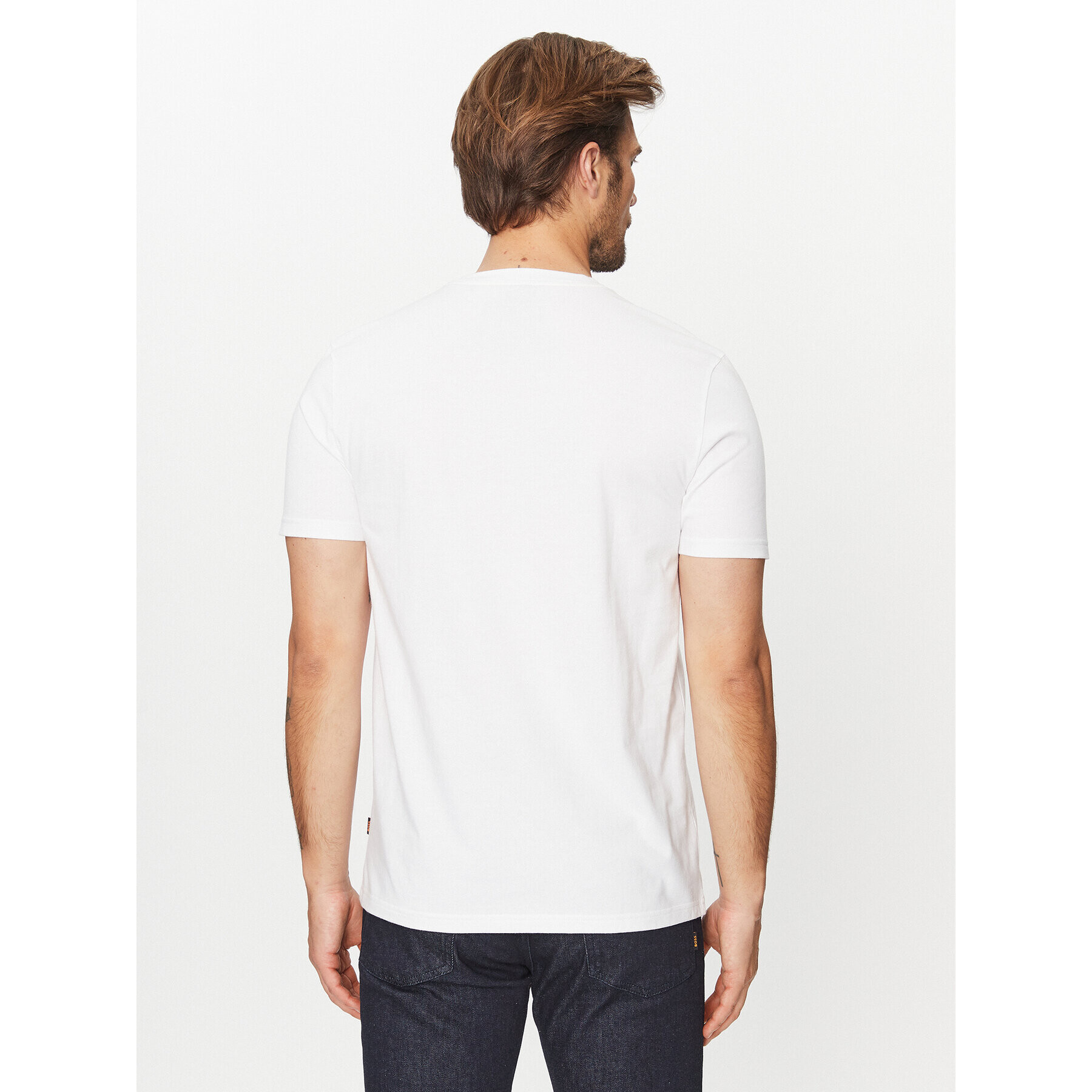 Boss Тишърт Tefragile 50503535 Бял Regular Fit - Pepit.bg