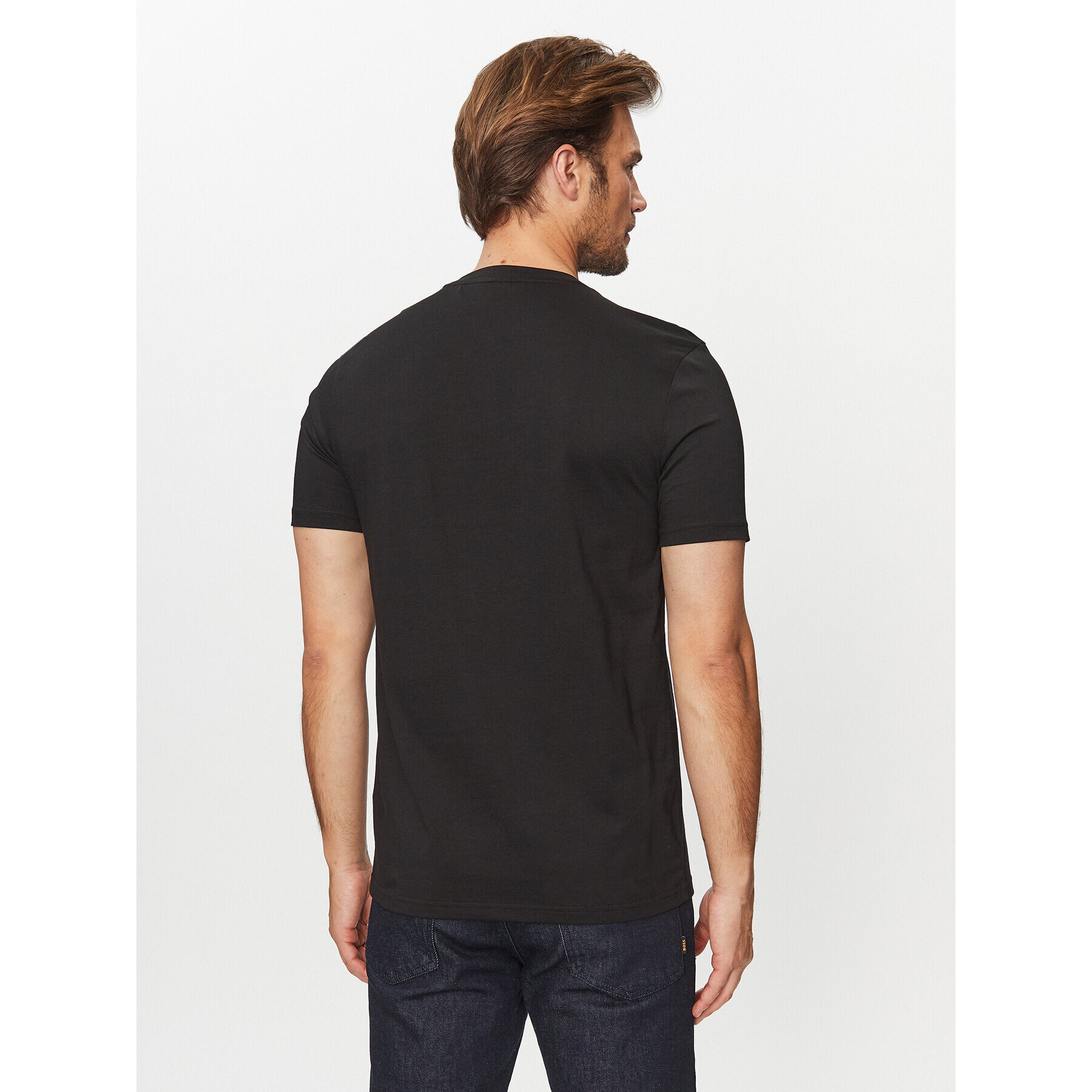 Boss Тишърт Tefragile 50503535 Черен Regular Fit - Pepit.bg