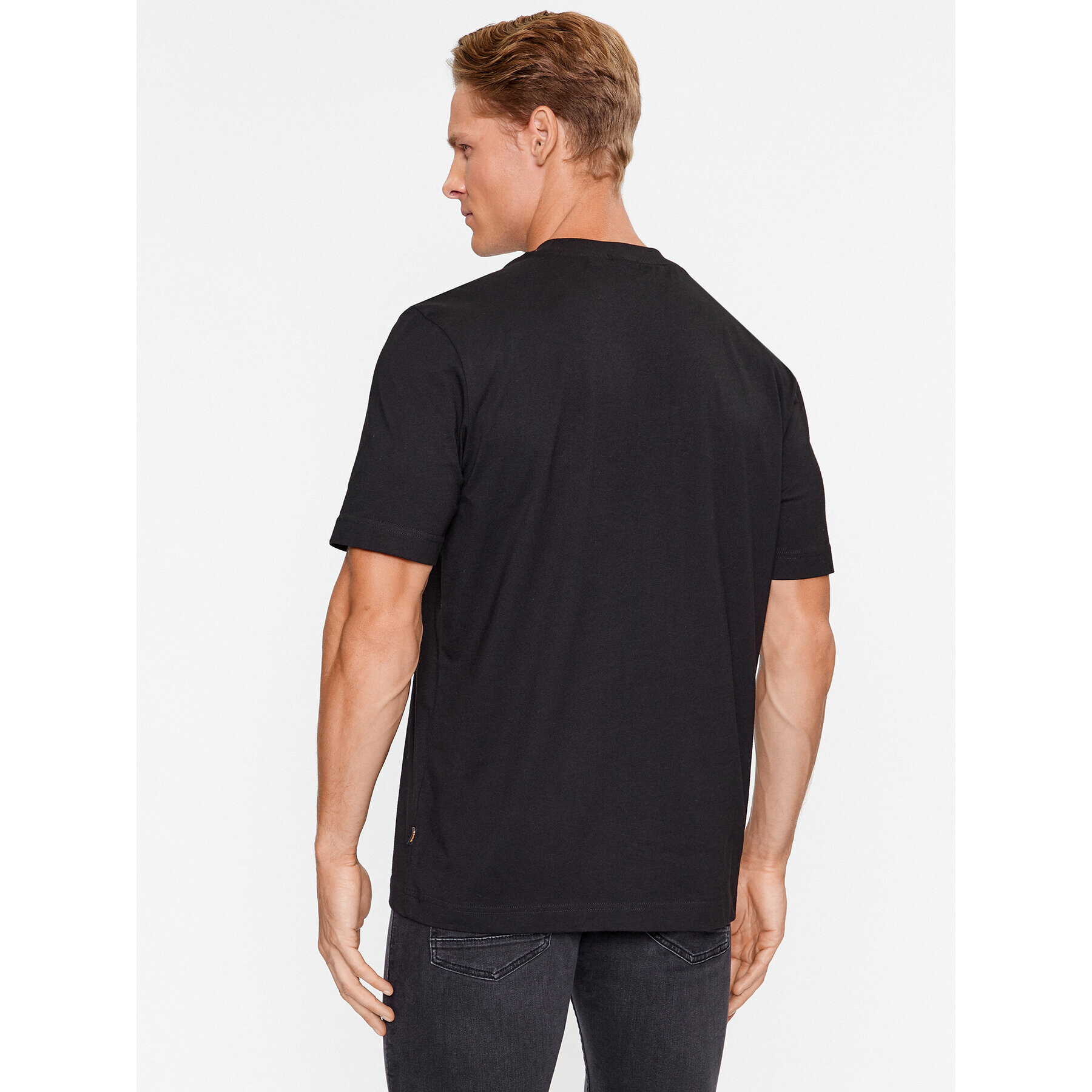 Boss Тишърт Teglitchlogo 50499504 Черен Regular Fit - Pepit.bg