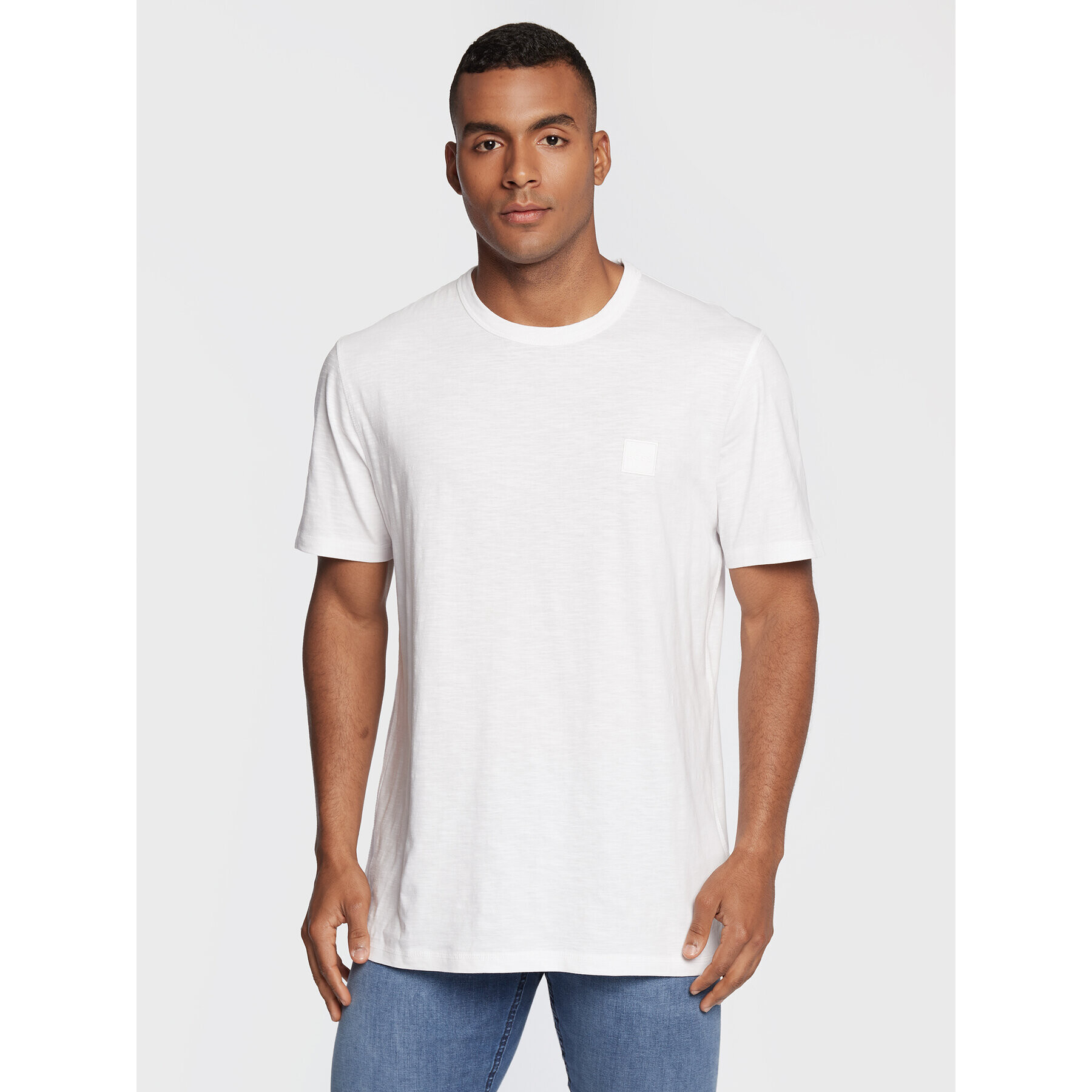 Boss Тишърт Tegood 50478771 Бял Regular Fit - Pepit.bg