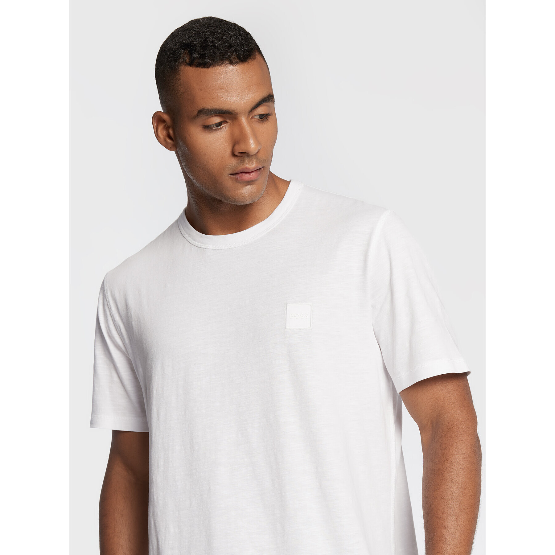 Boss Тишърт Tegood 50478771 Бял Regular Fit - Pepit.bg