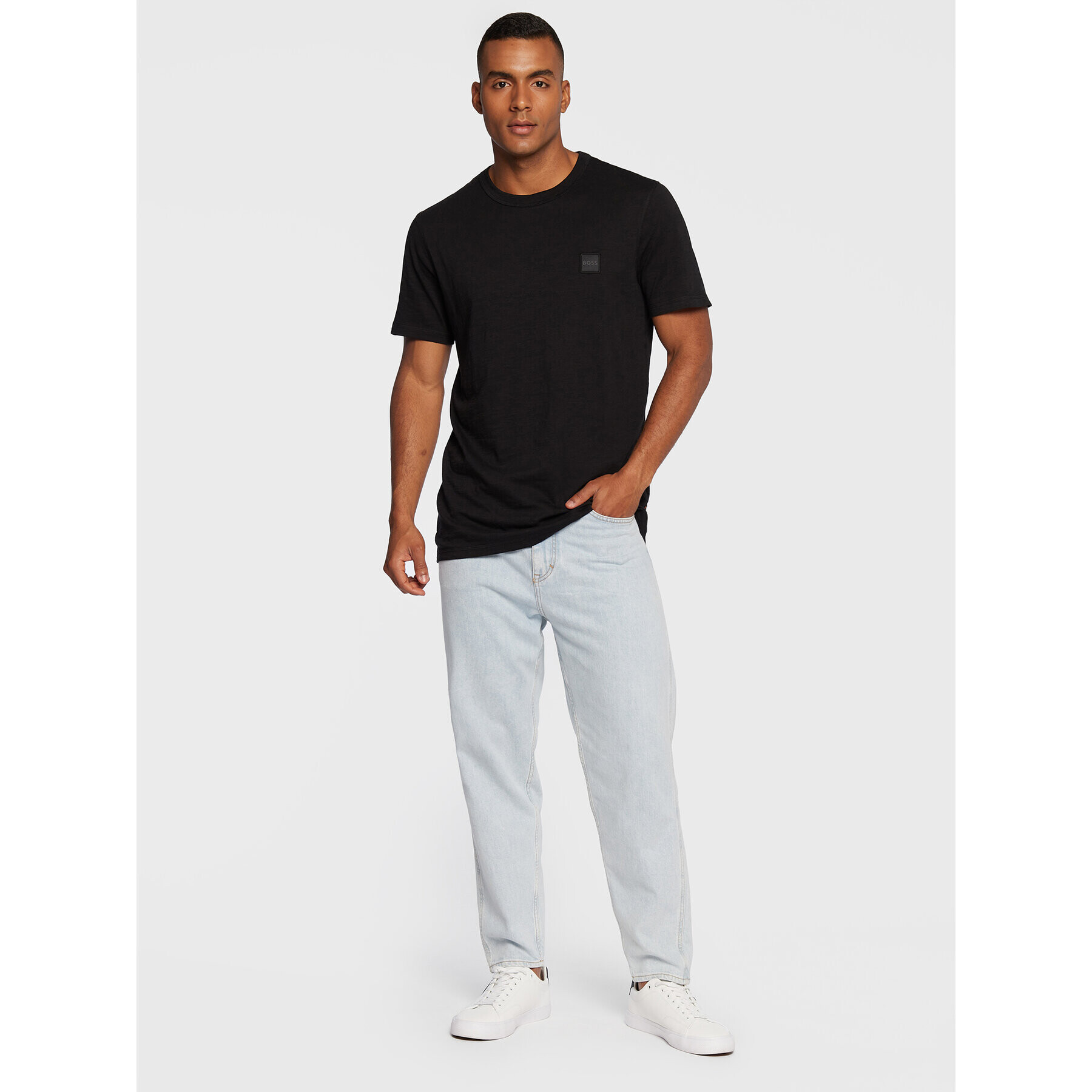 Boss Тишърт Tegood 50478771 Черен Regular Fit - Pepit.bg