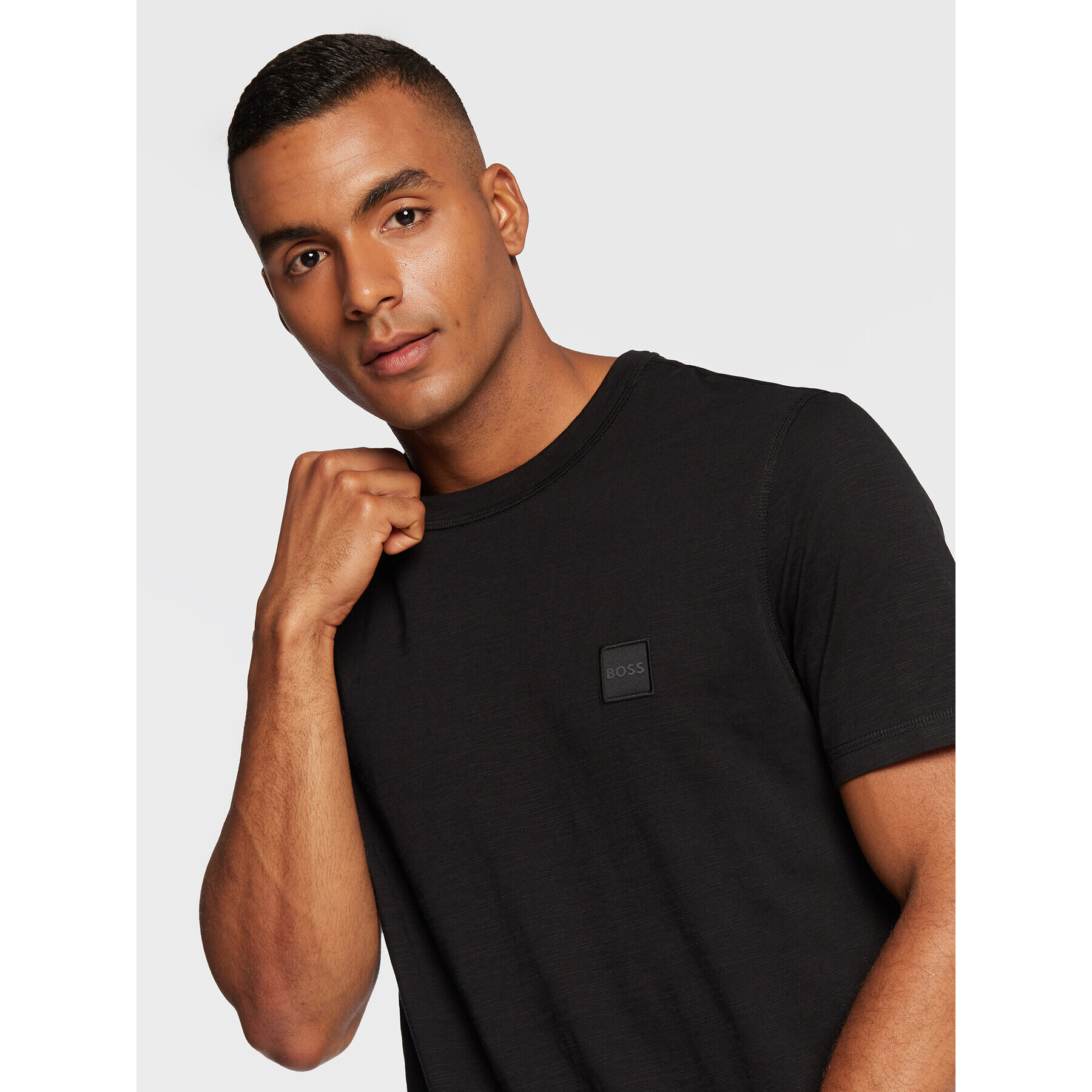 Boss Тишърт Tegood 50478771 Черен Regular Fit - Pepit.bg