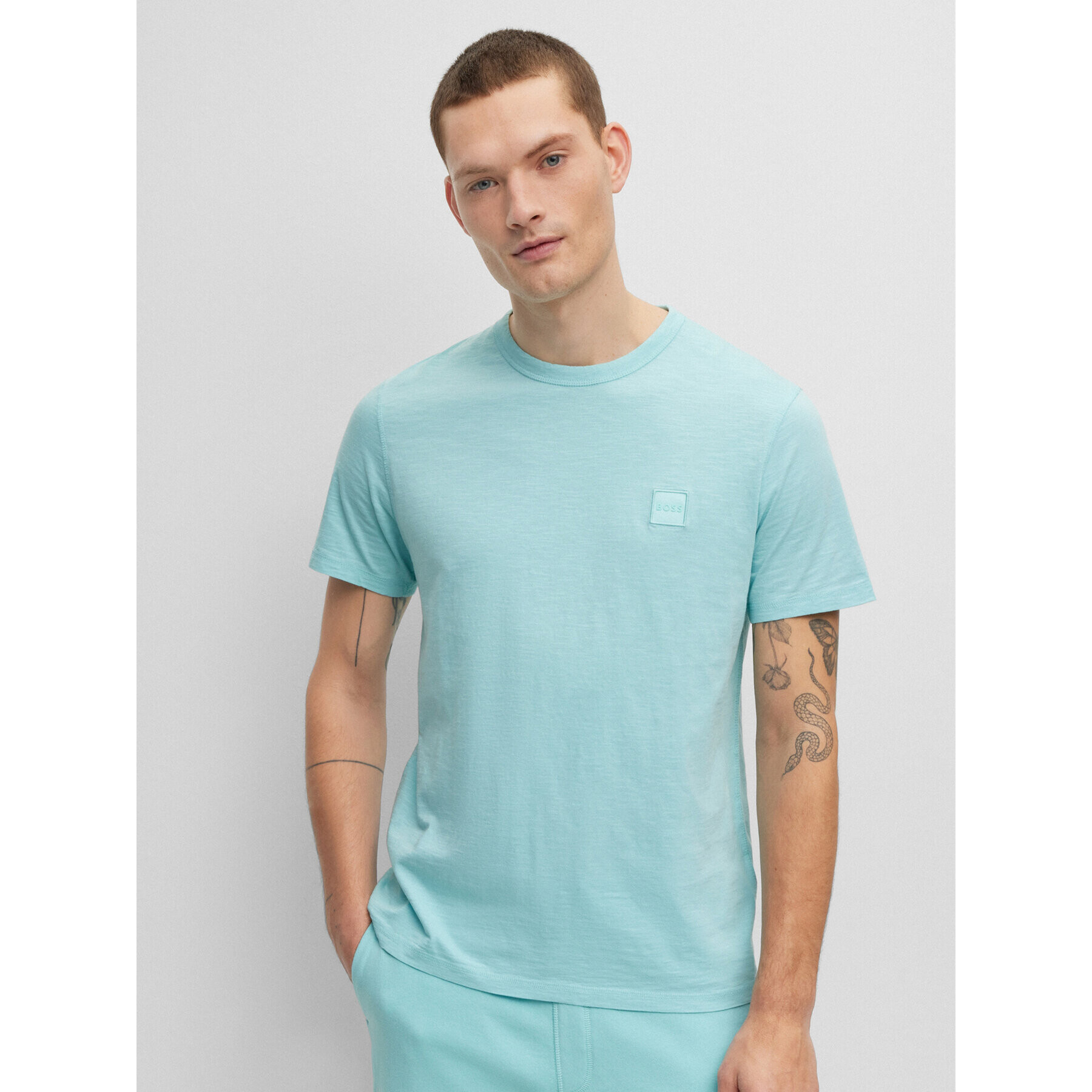 Boss Тишърт Tegood 50478771 Син Regular Fit - Pepit.bg