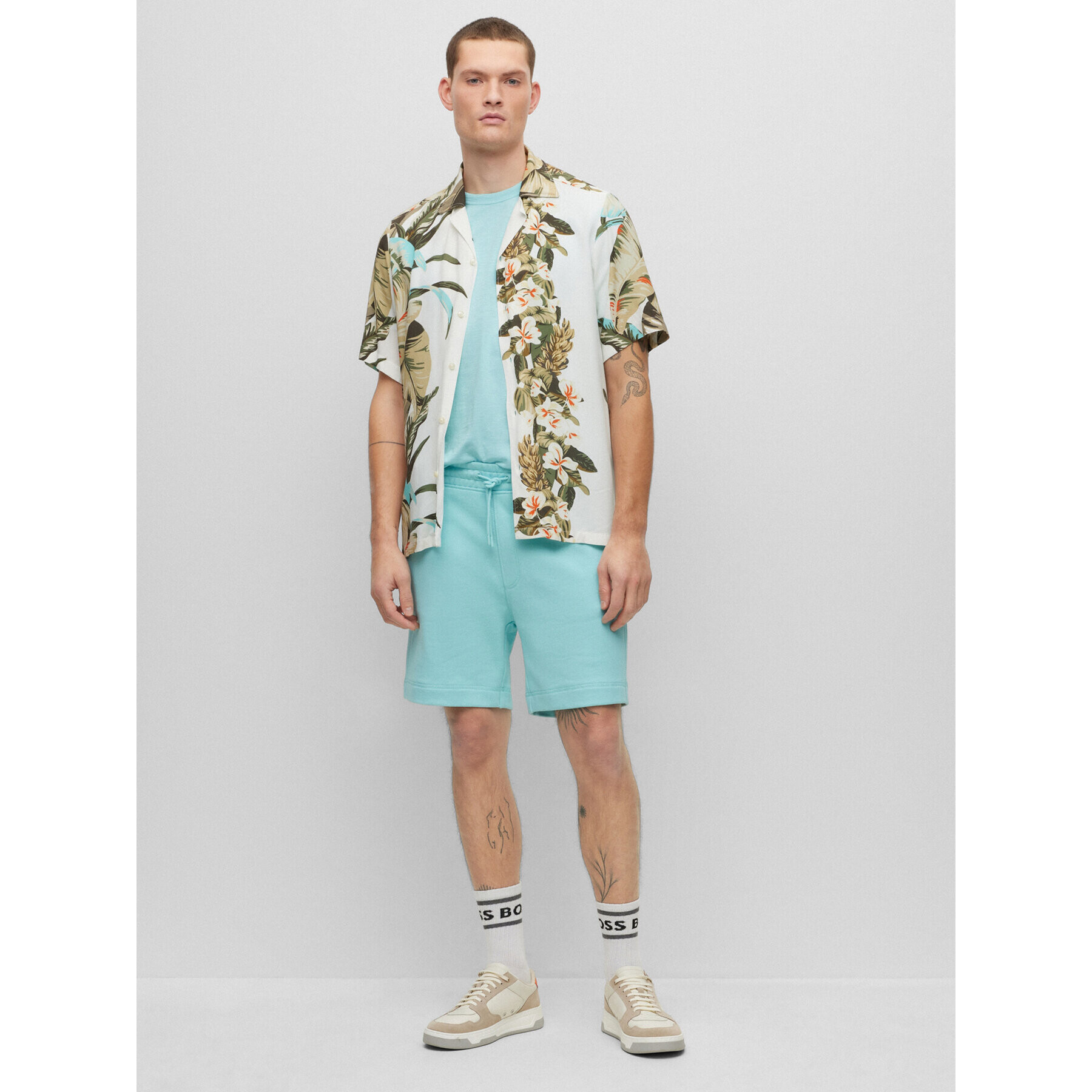 Boss Тишърт Tegood 50478771 Син Regular Fit - Pepit.bg