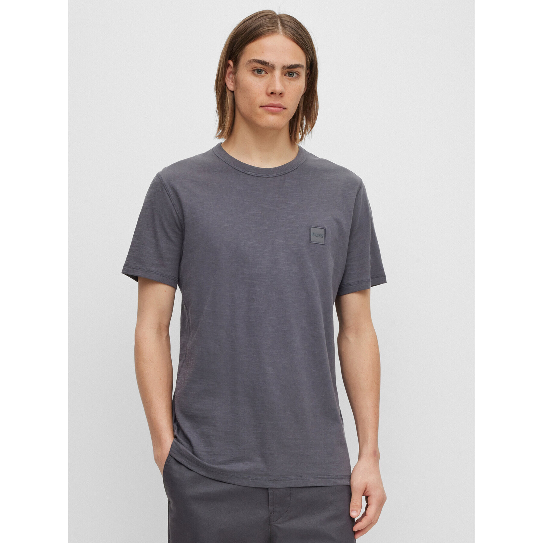 Boss Тишърт Tegood 50478771 Сив Regular Fit - Pepit.bg
