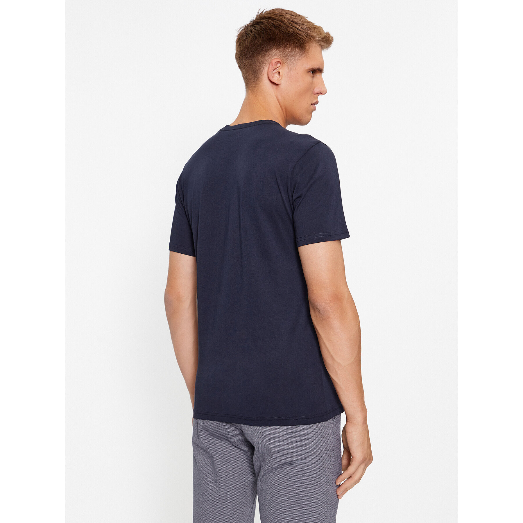 Boss Тишърт Terassic 50510376 Тъмносин Regular Fit - Pepit.bg