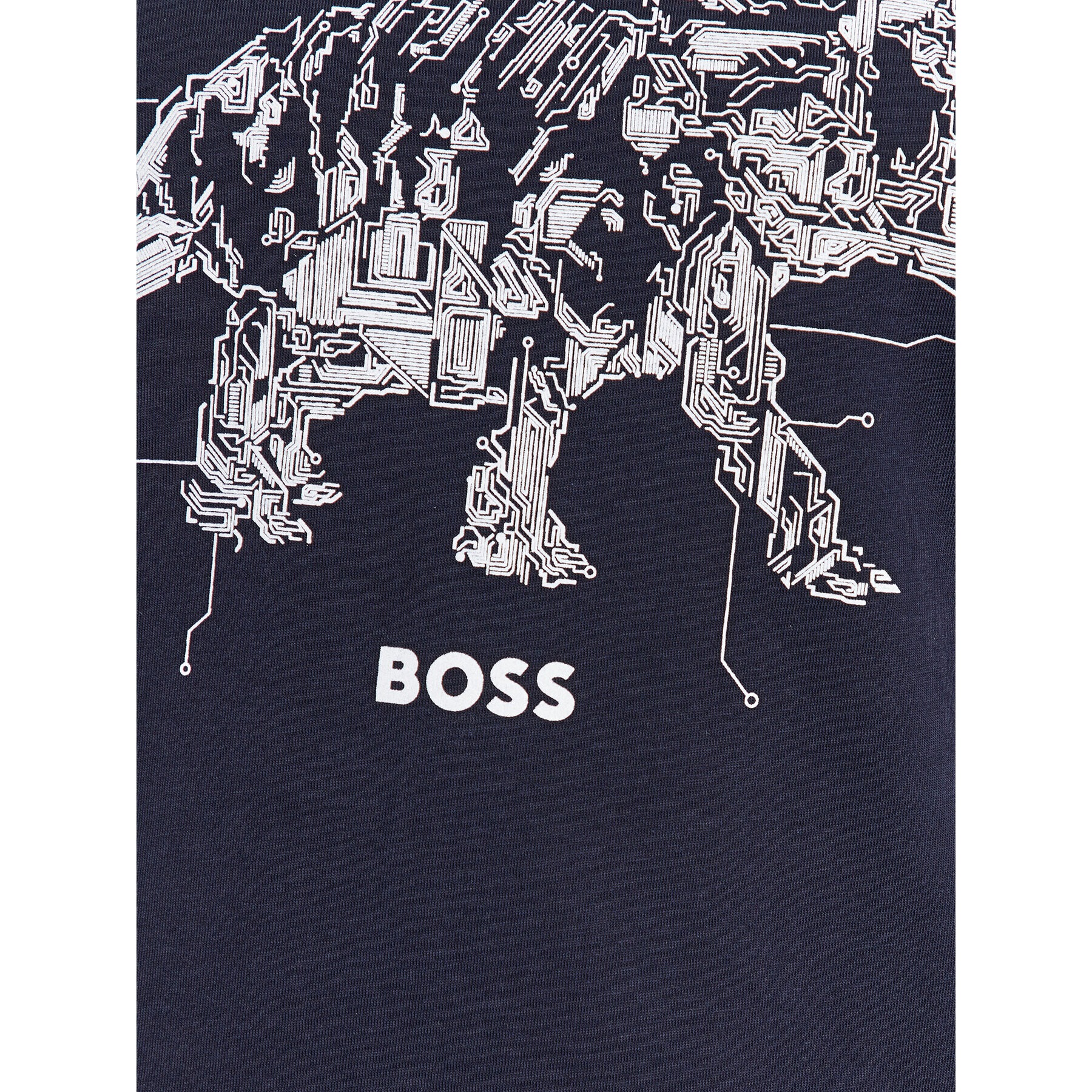 Boss Тишърт Terassic 50510376 Тъмносин Regular Fit - Pepit.bg