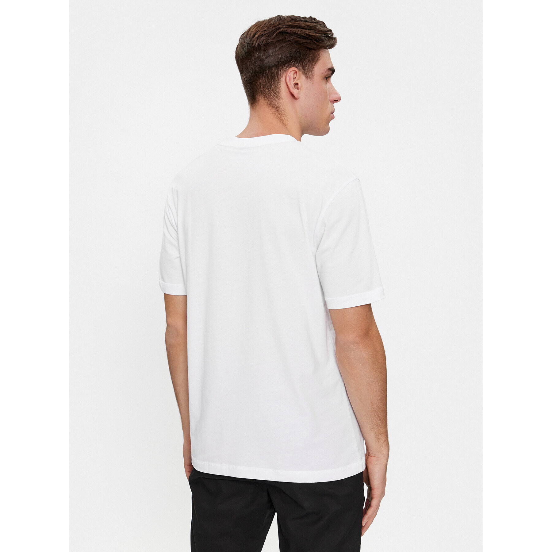Boss Тишърт Tescorpion 50510648 Бял Regular Fit - Pepit.bg