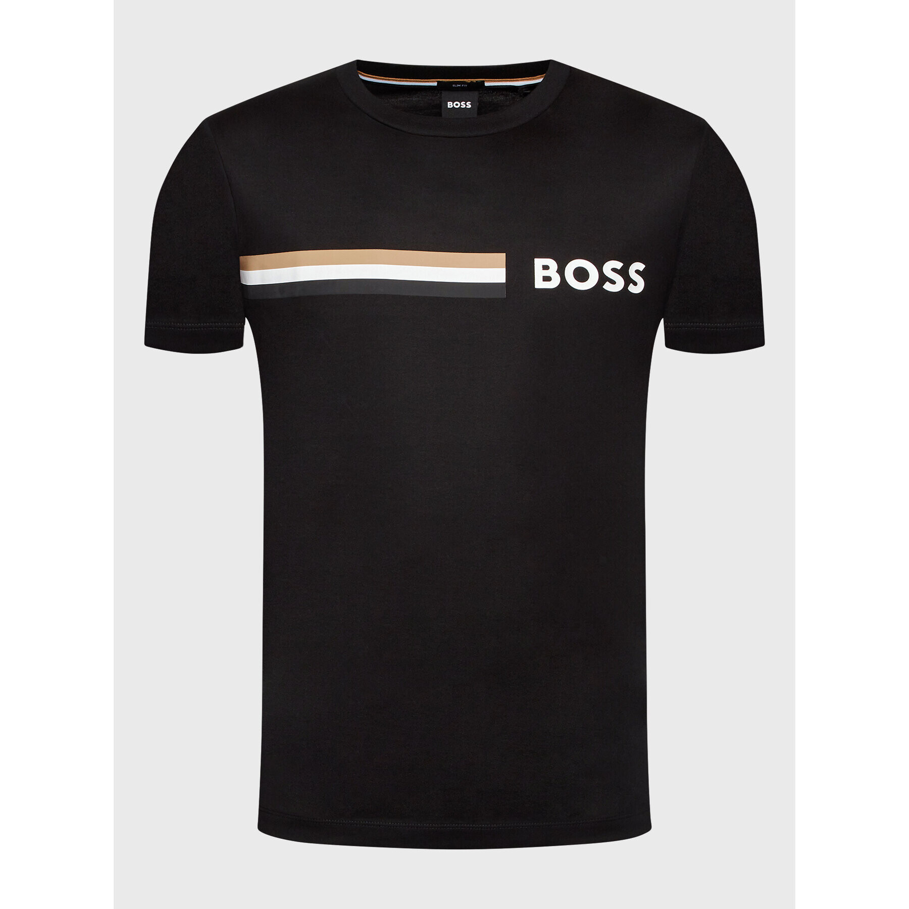 Boss Тишърт Tessler 177 50482112 Черен Regular Fit - Pepit.bg