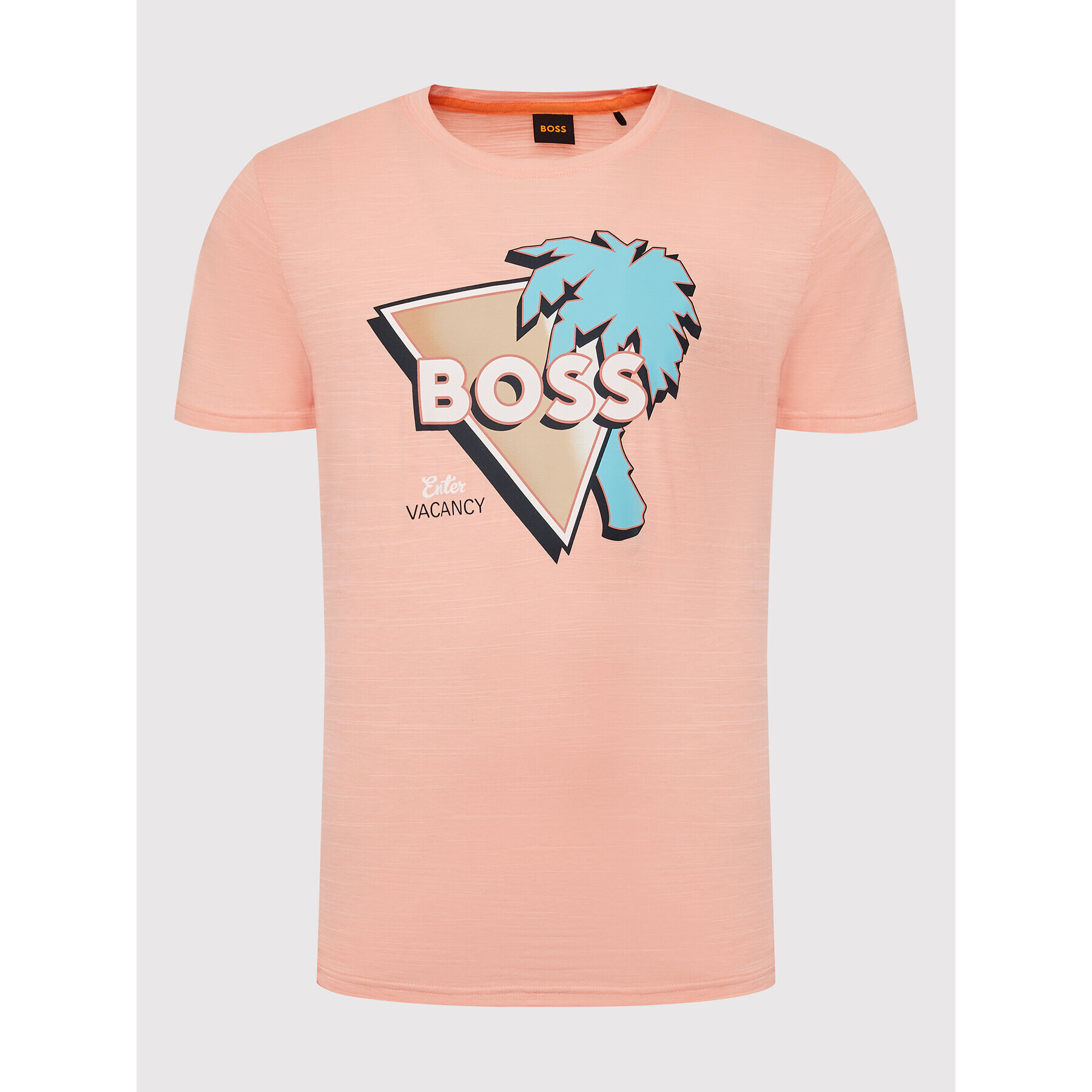 Boss Тишърт Tetrusted 50469757 Оранжев Regular Fit - Pepit.bg