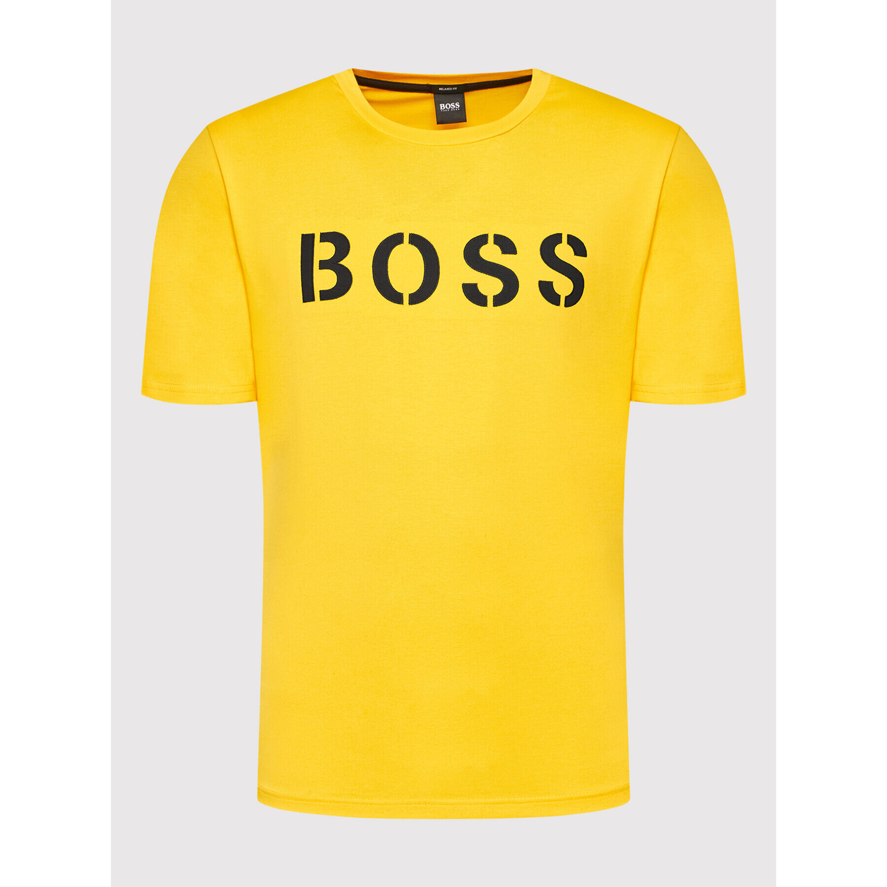 Boss Тишърт Tetry 50465250 Жълт Relaxed Fit - Pepit.bg