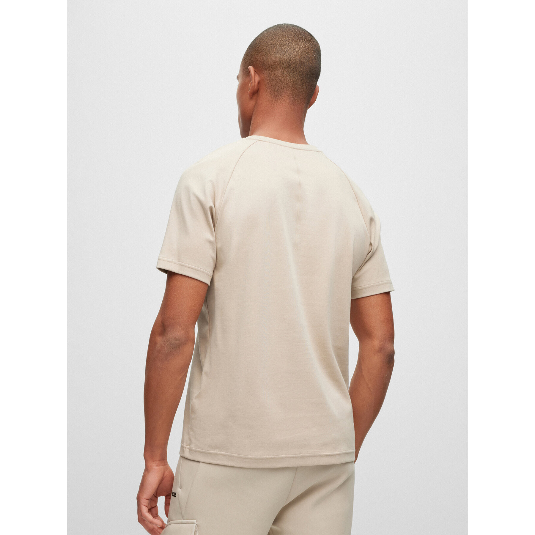 Boss Тишърт Thilix 50494374 Бежов Regular Fit - Pepit.bg