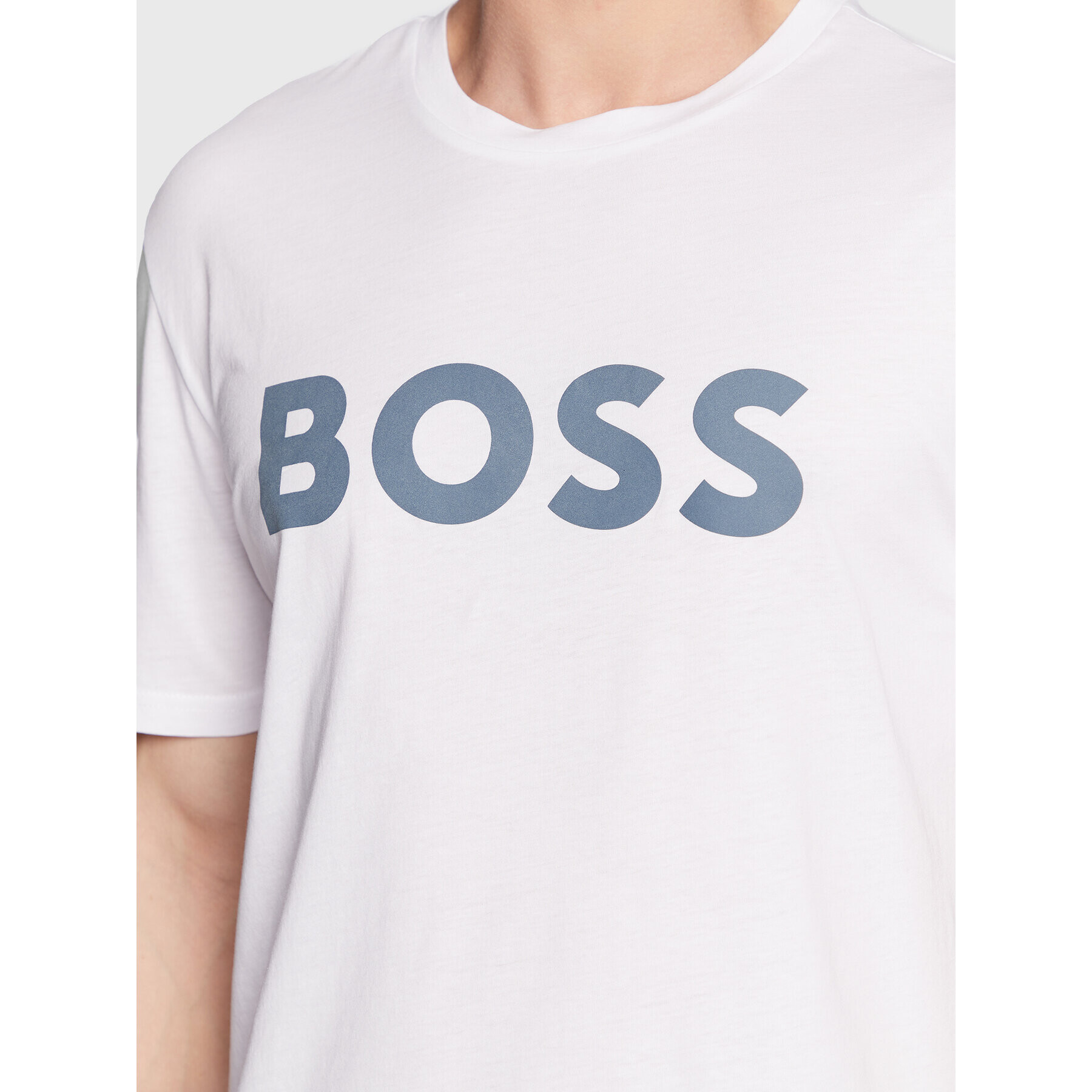 Boss Тишърт Thinking 1 50481923 Бял Regular Fit - Pepit.bg