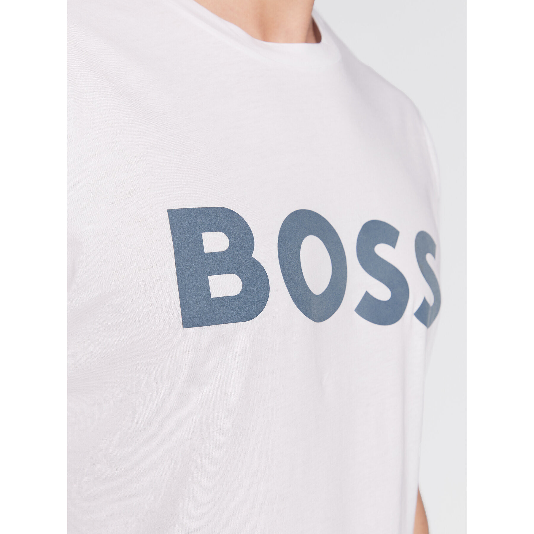 Boss Тишърт Thinking 1 50481923 Бял Regular Fit - Pepit.bg