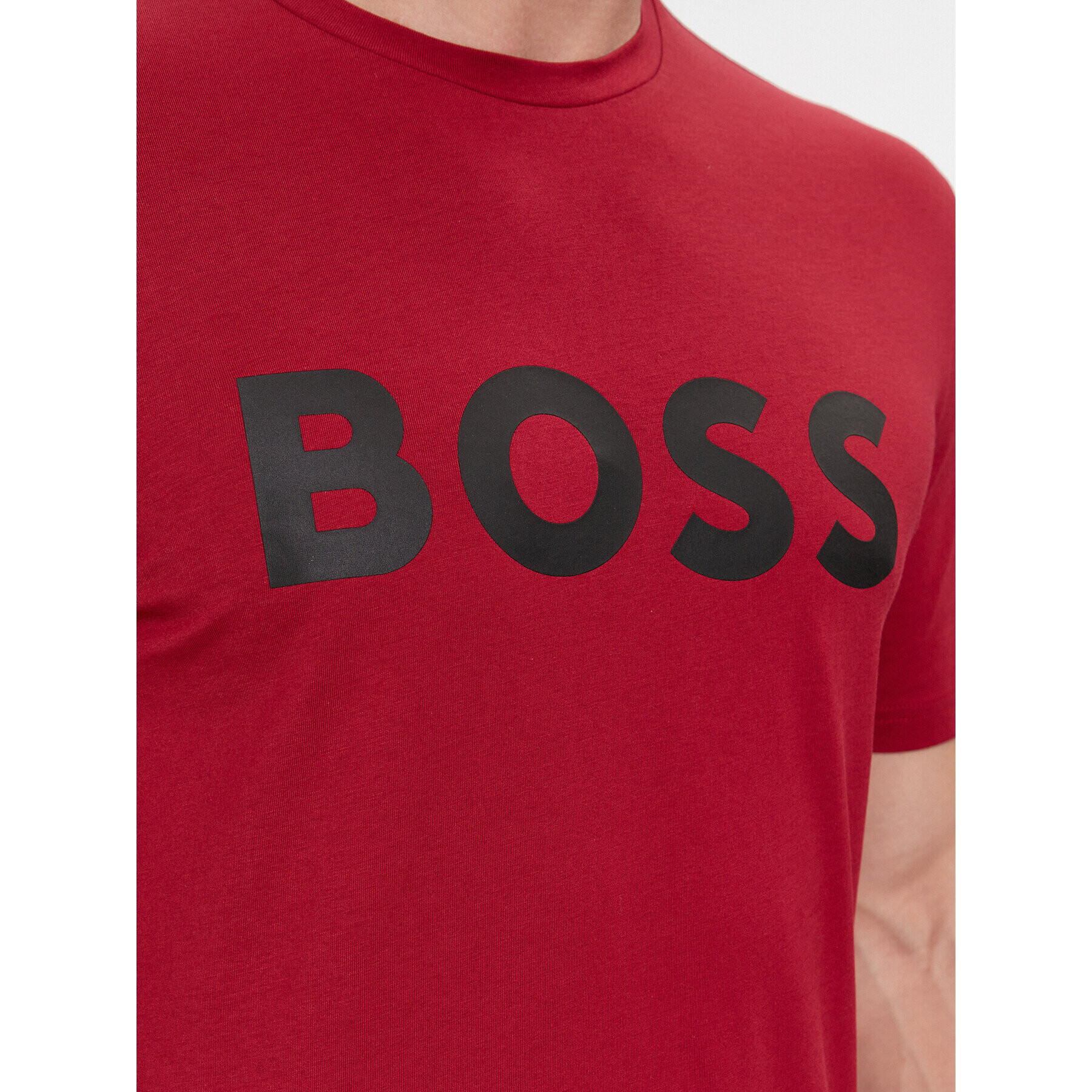 Boss Тишърт Thinking 1 50481923 Червен Regular Fit - Pepit.bg