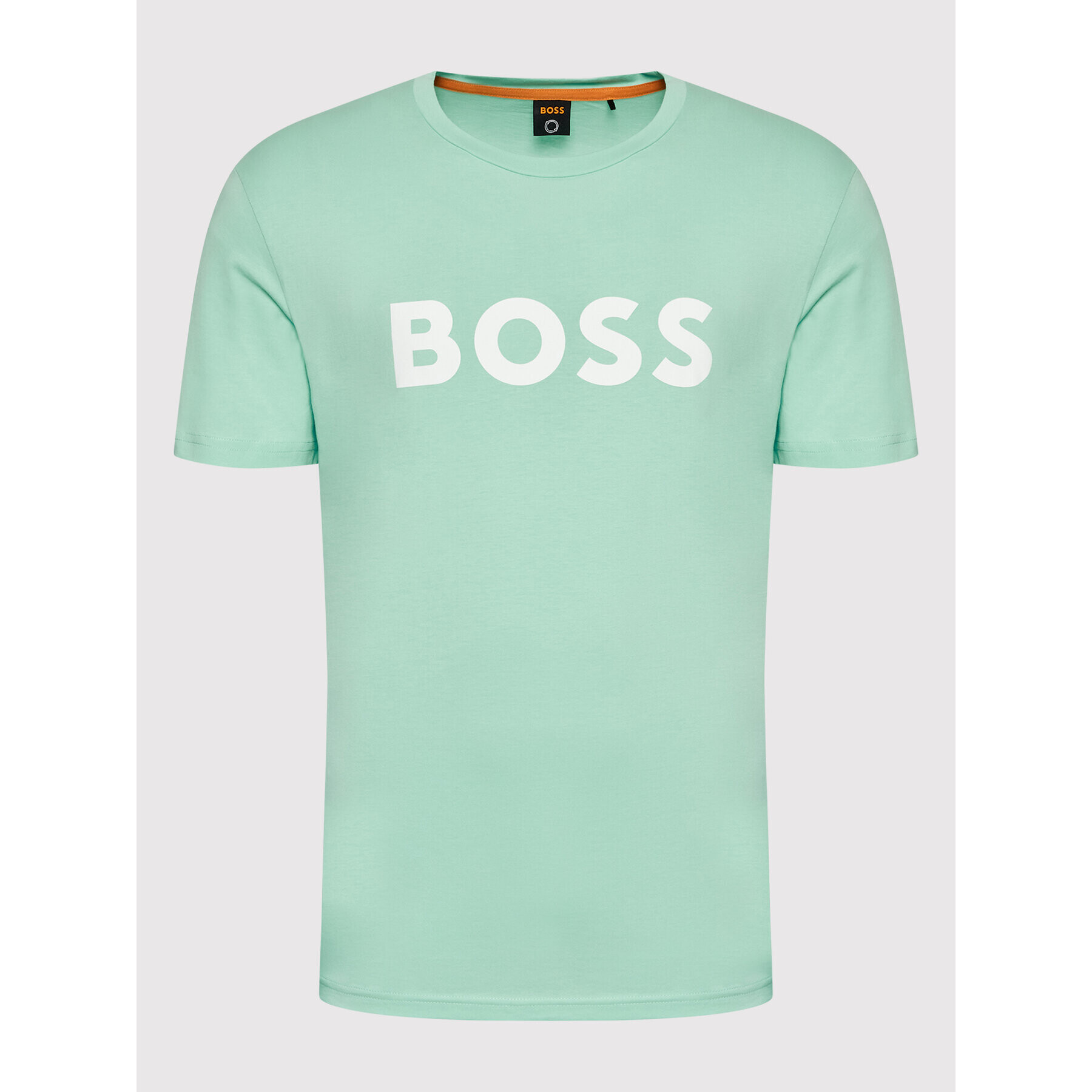 Boss Тишърт Thinking 1 50481923 Зелен Regular Fit - Pepit.bg