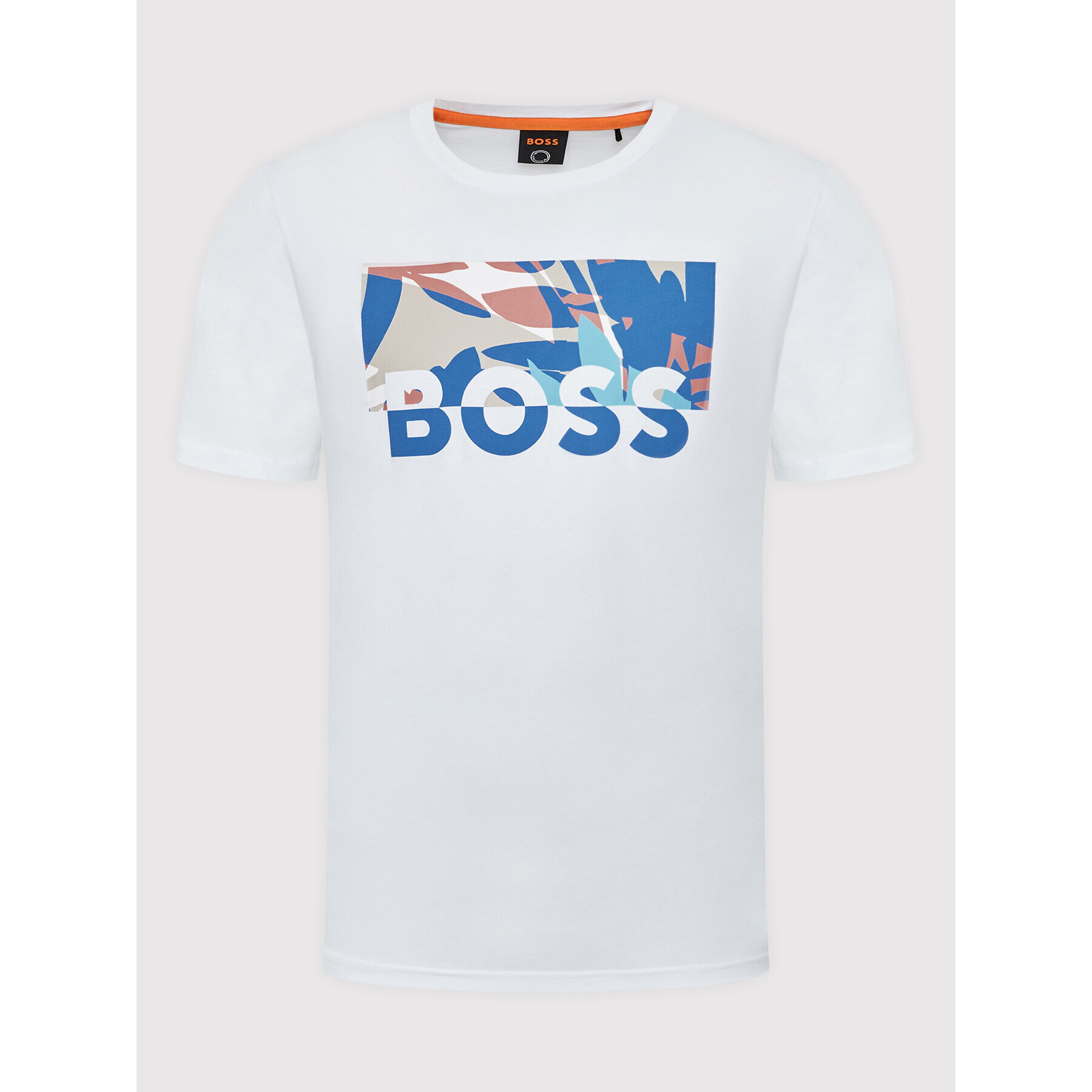 Boss Тишърт Thinking 3 50469663 Бял Regular Fit - Pepit.bg