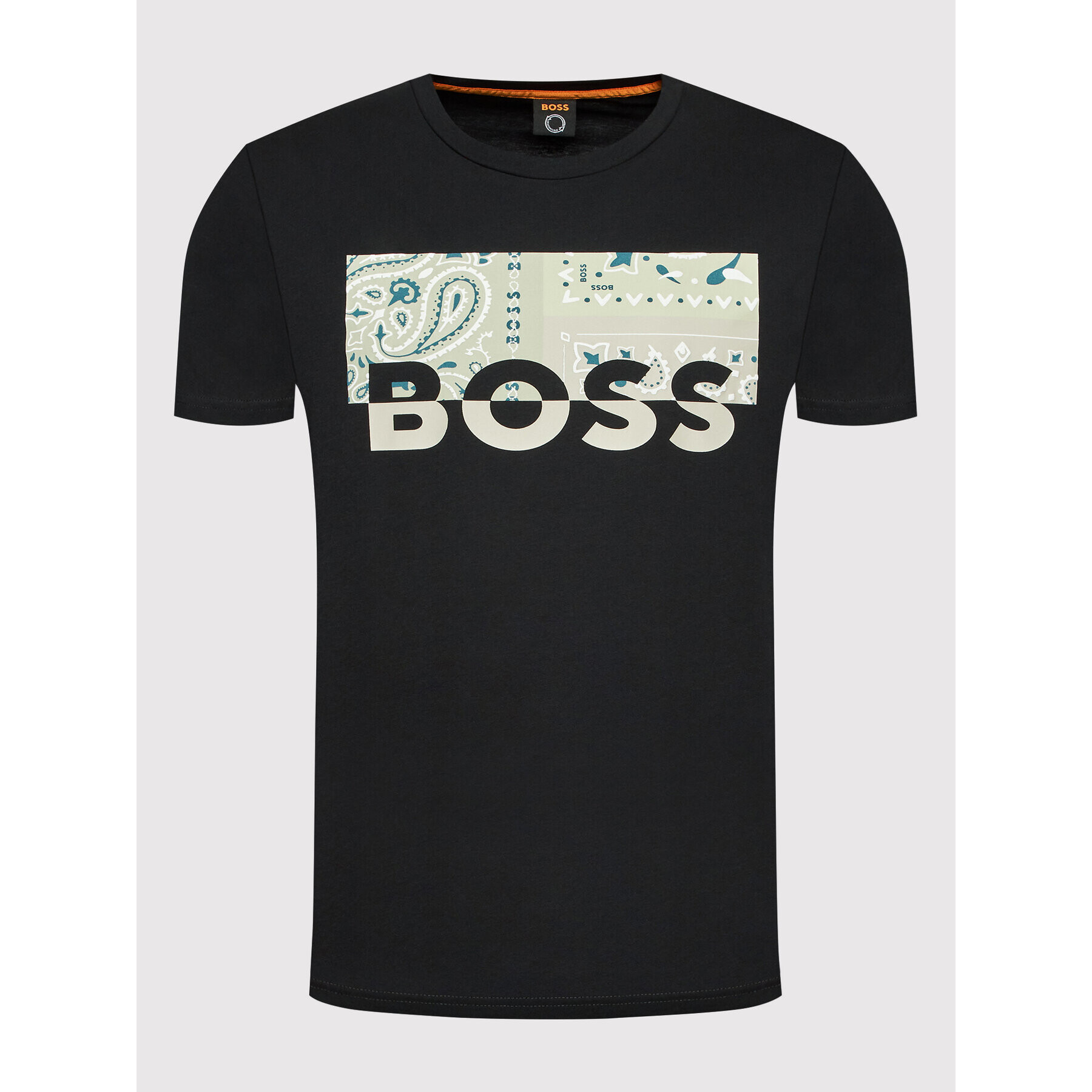 Boss Тишърт Thinking 3 50469663 Черен Regular Fit - Pepit.bg