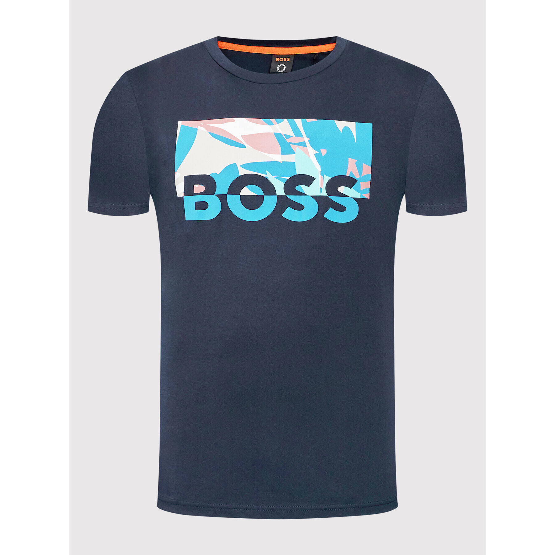 Boss Тишърт Thinking 3 50469663 Тъмносин Regular Fit - Pepit.bg