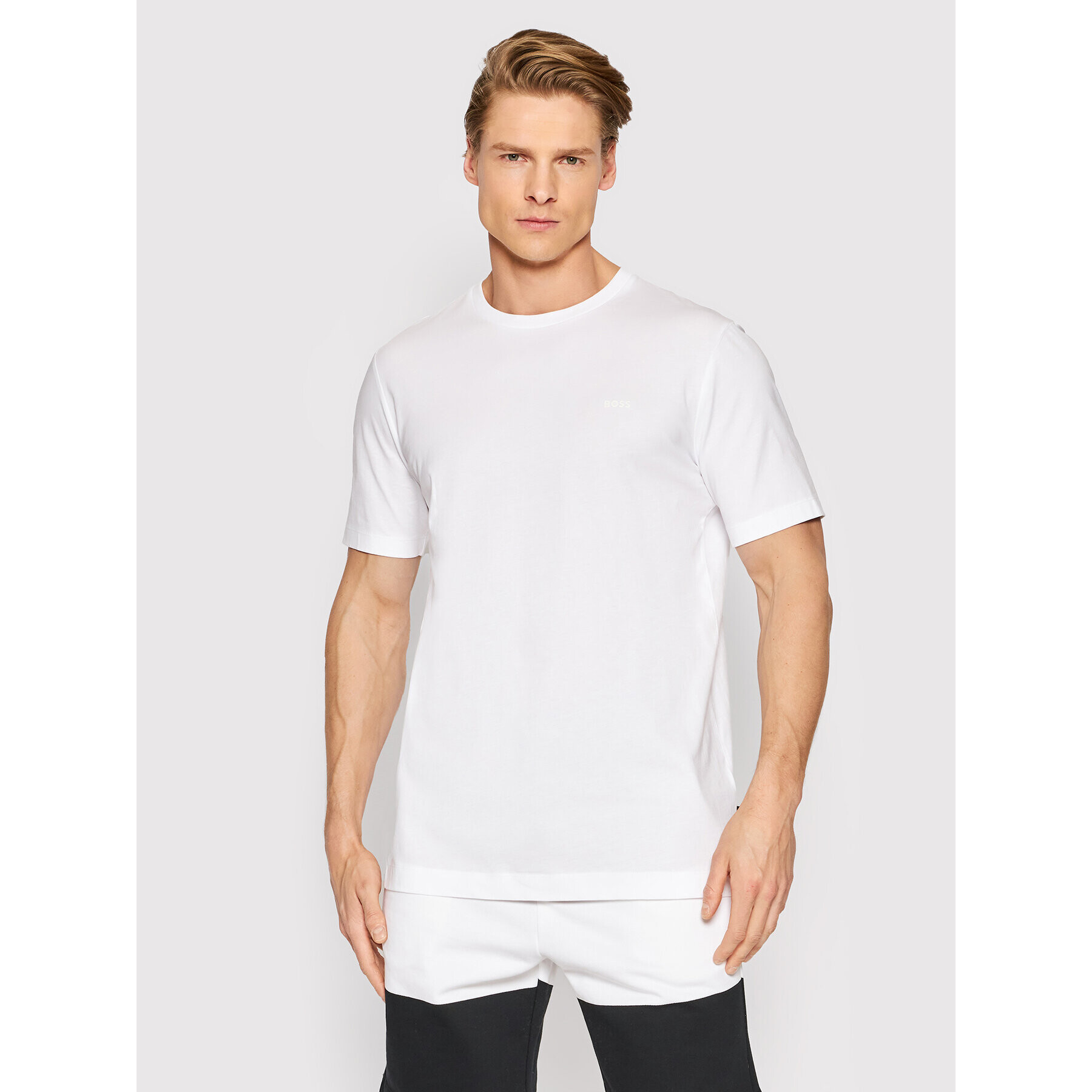 Boss Тишърт Thompson 01 50468347 Бял Regular Fit - Pepit.bg