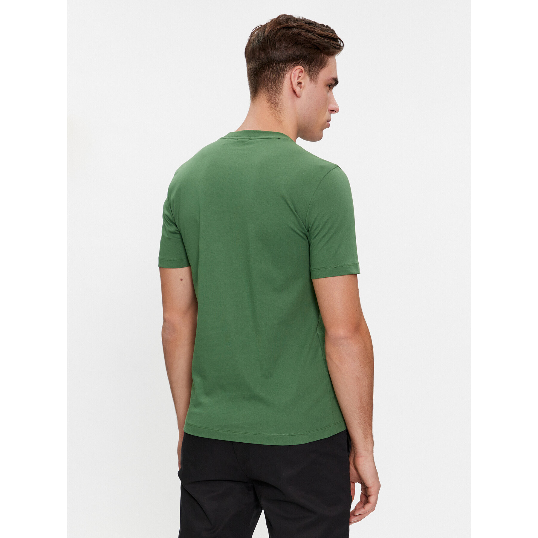 Boss Тишърт Thompson 01 50468347 Зелен Regular Fit - Pepit.bg