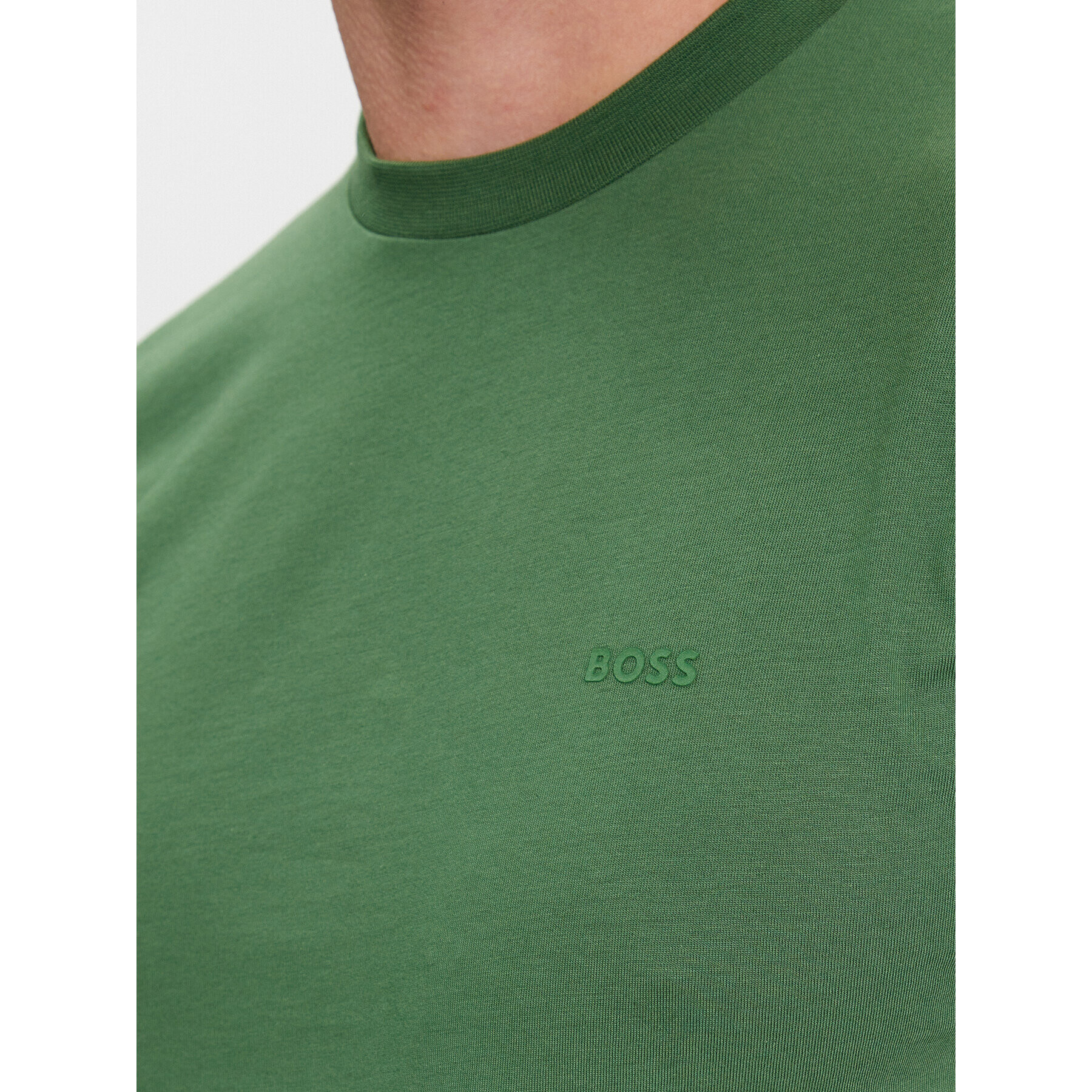 Boss Тишърт Thompson 01 50468347 Зелен Regular Fit - Pepit.bg