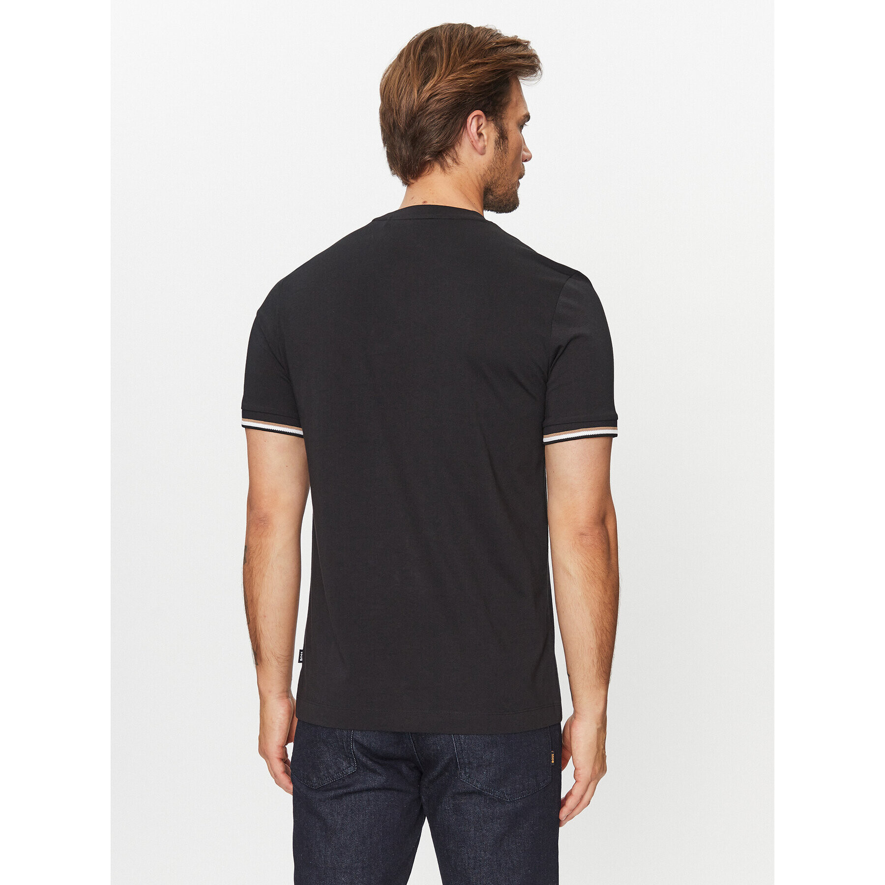 Boss Тишърт Thompson 04 50501097 Черен Regular Fit - Pepit.bg