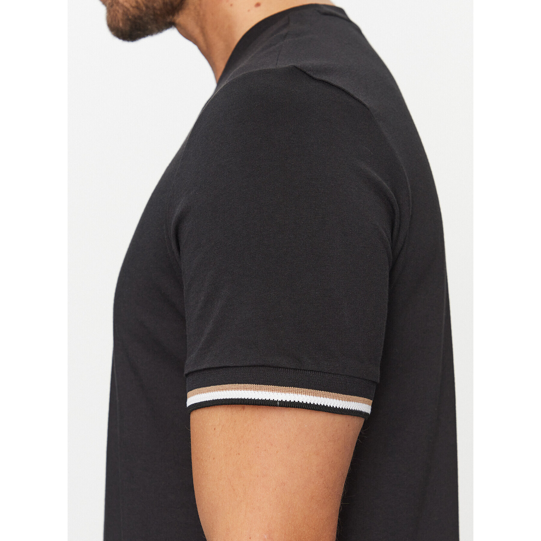 Boss Тишърт Thompson 04 50501097 Черен Regular Fit - Pepit.bg